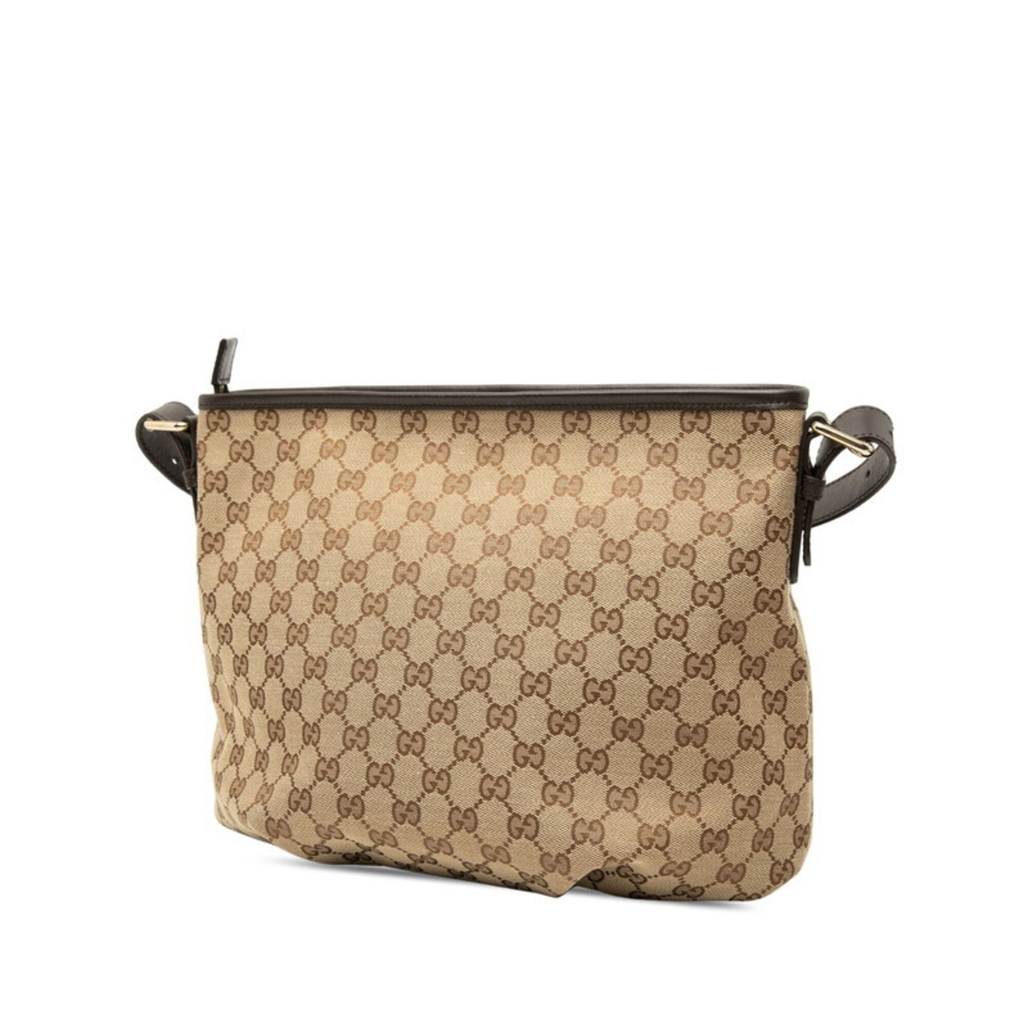 Canvas Leather Shoulder Bag (Pre-Owned) - Gucci - Modalova