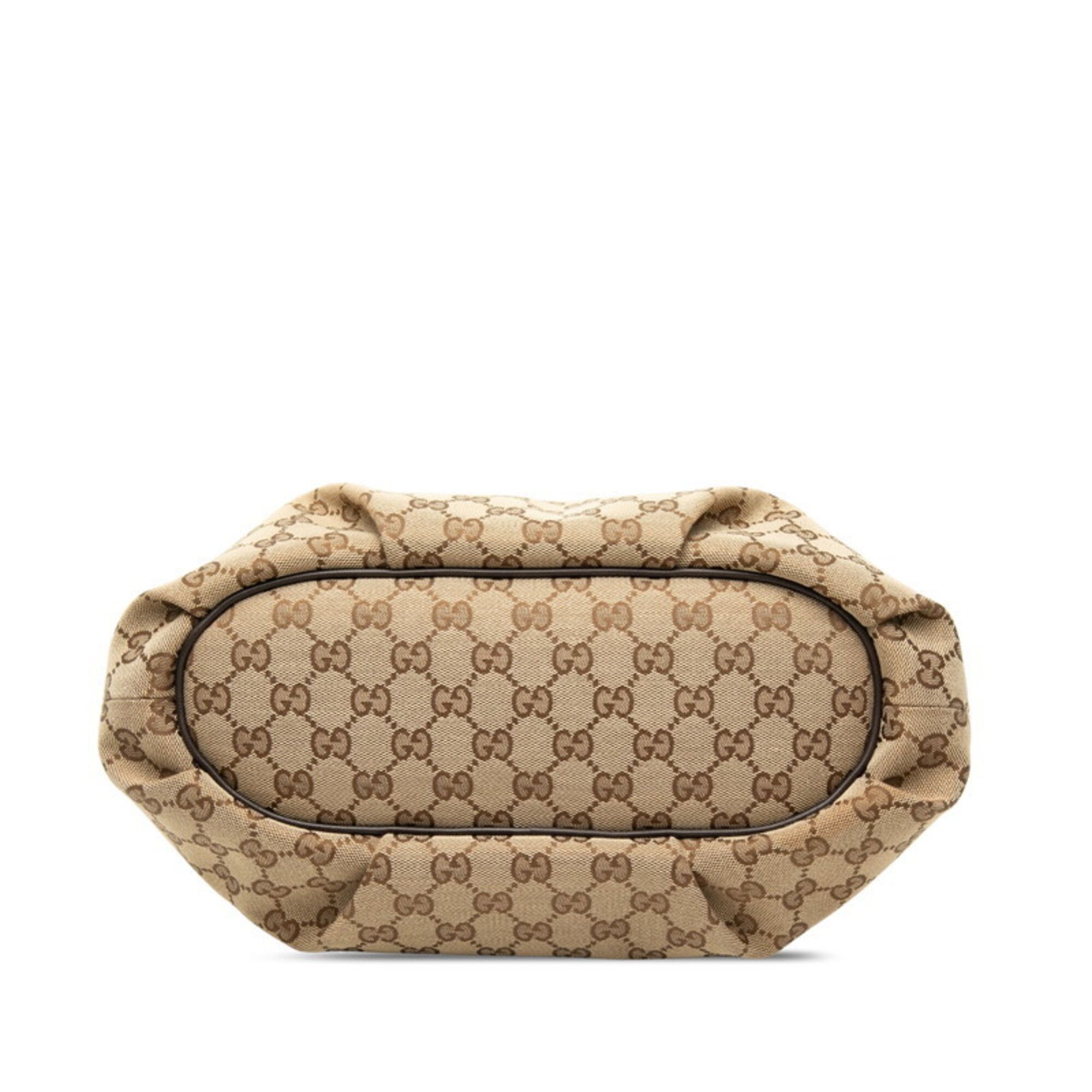 Canvas Leather Shoulder Bag (Pre-Owned) - Gucci - Modalova