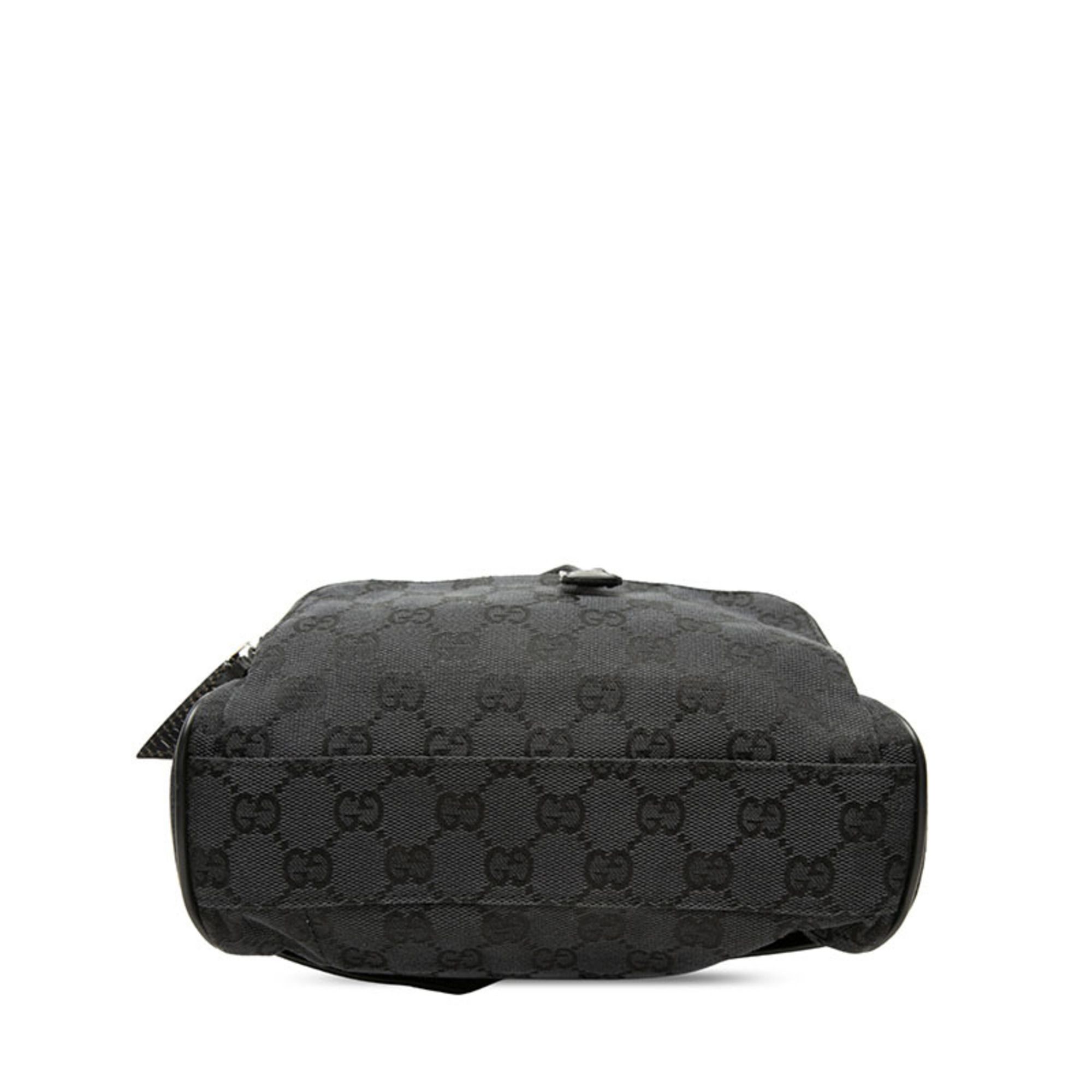 Canvas Leather Backpack (Pre-Owned) - Gucci - Modalova