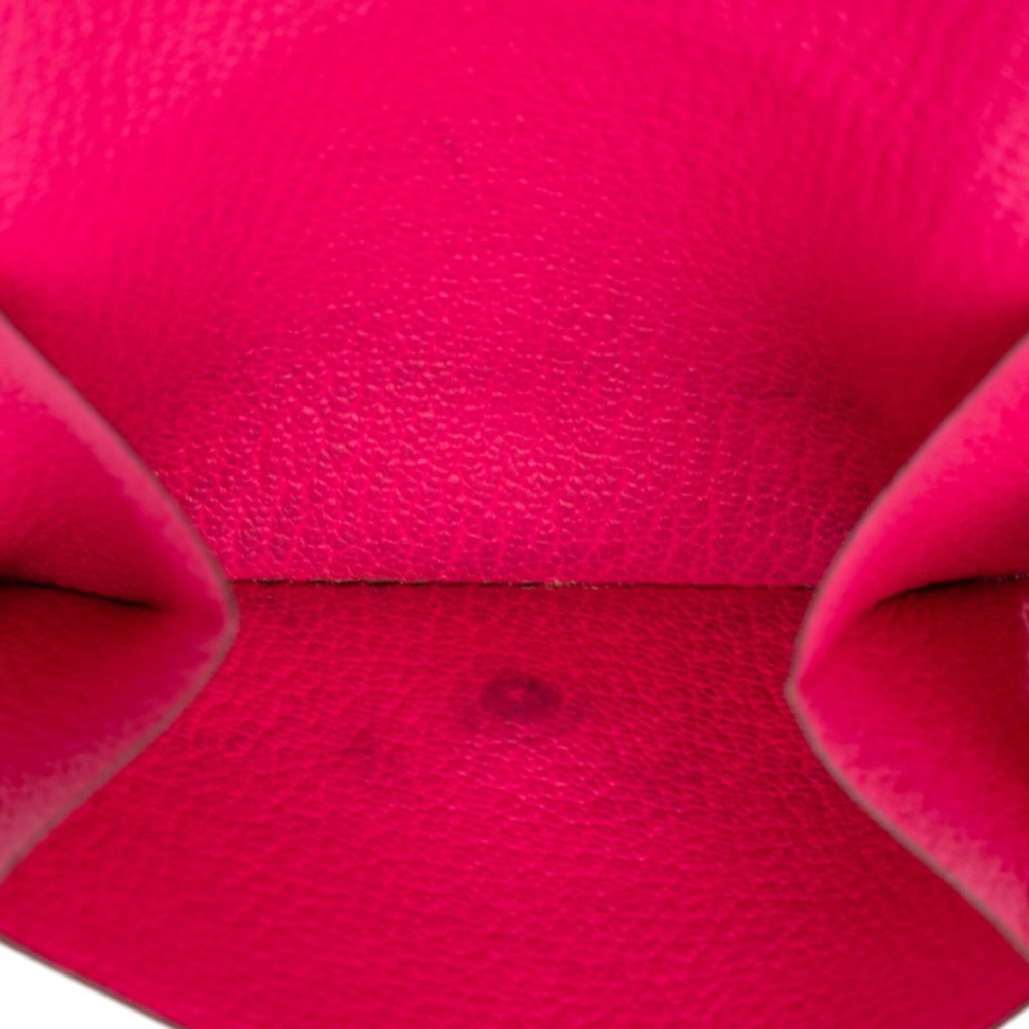 Chevre Leather Wallet (Tri-Fold) (Pre-Owned) - Hermes - Modalova