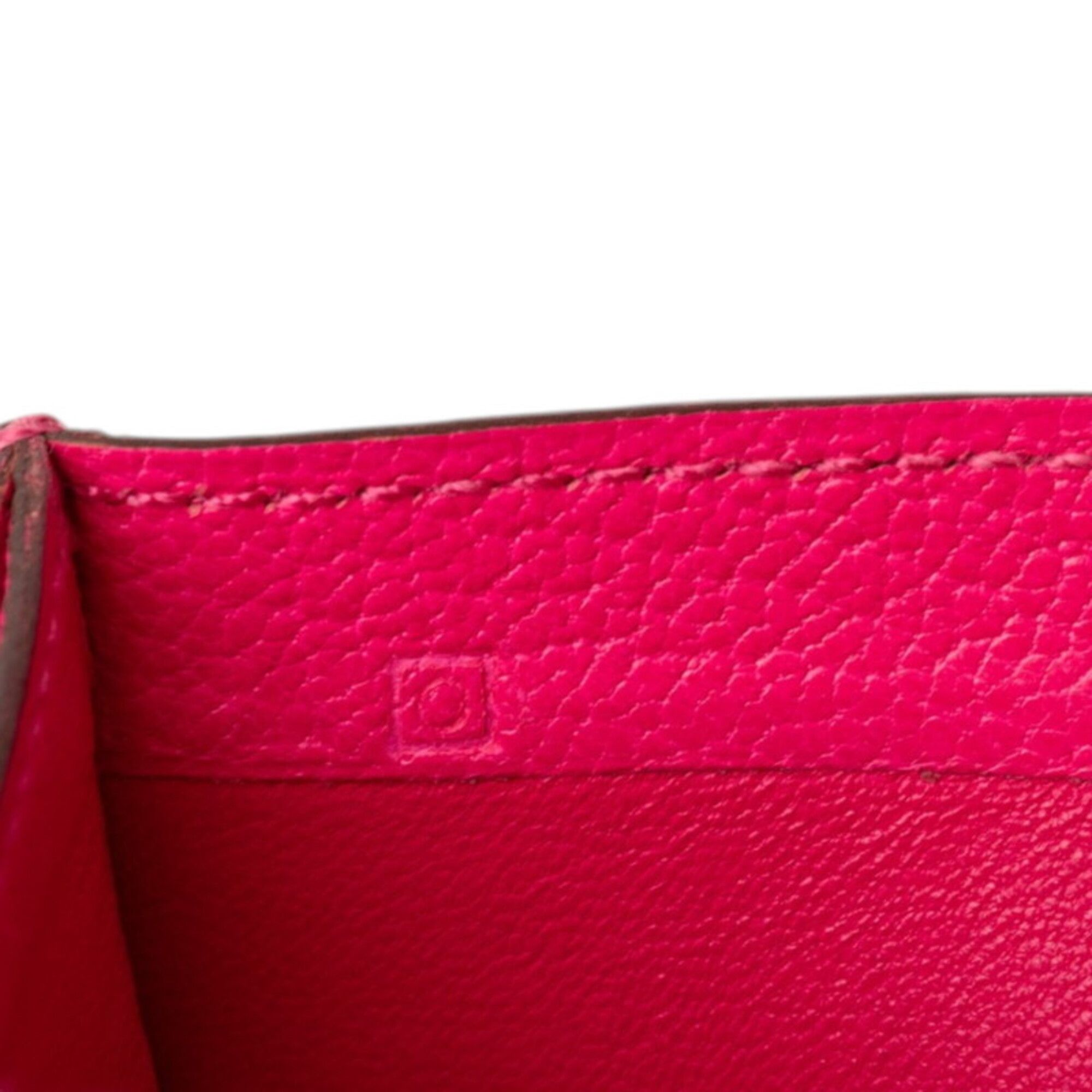 Chevre Leather Wallet (Tri-Fold) (Pre-Owned) - Hermes - Modalova