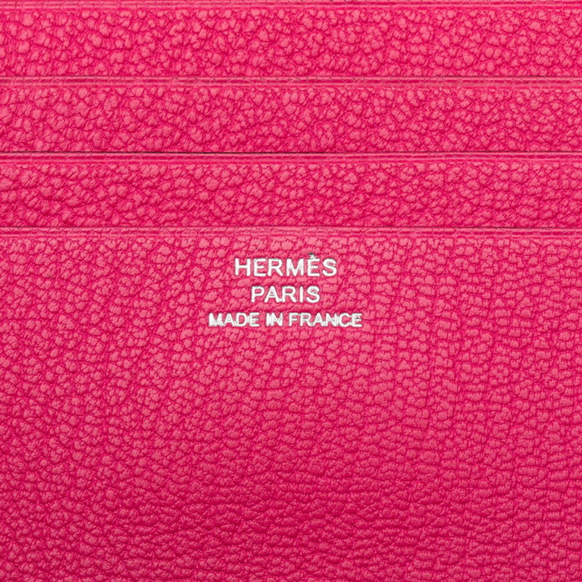 Chevre Leather Wallet (Tri-Fold) (Pre-Owned) - Hermes - Modalova