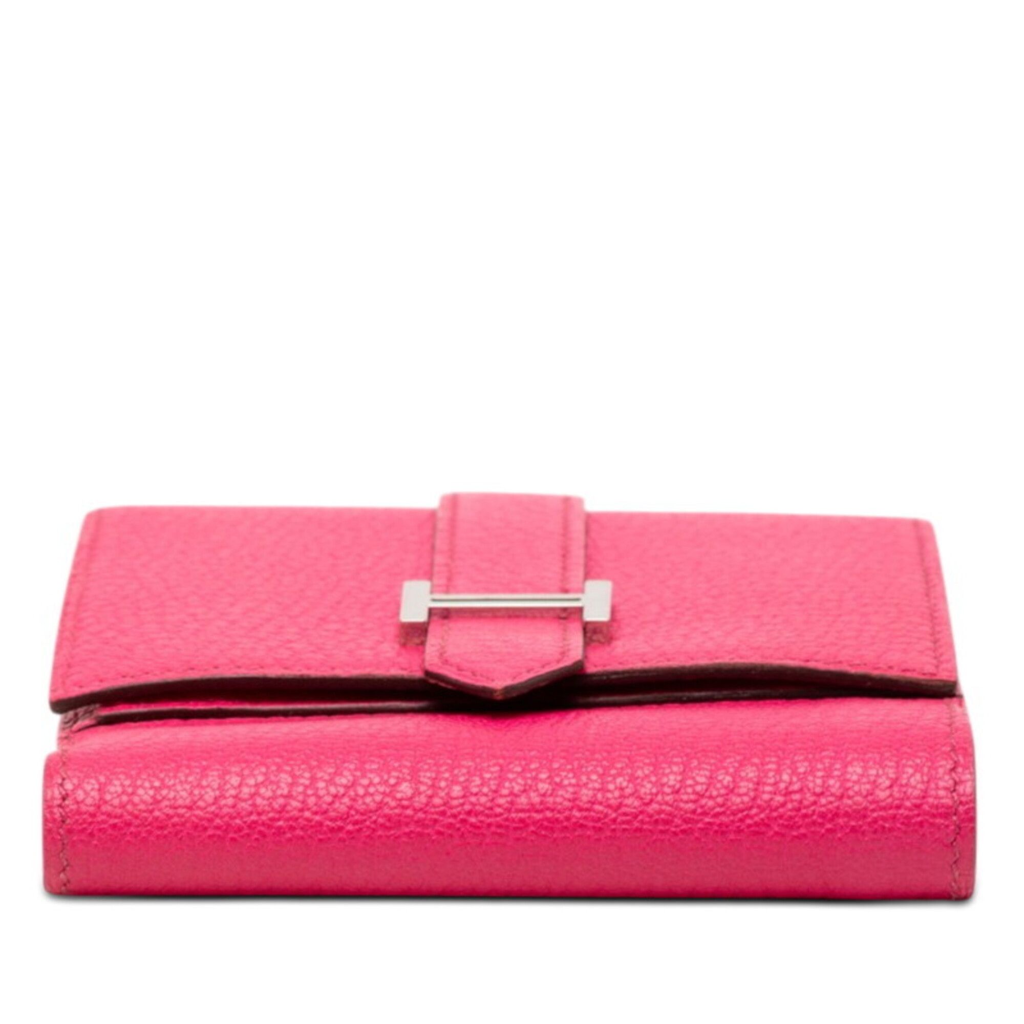 Chevre Leather Wallet (Tri-Fold) (Pre-Owned) - Hermes - Modalova