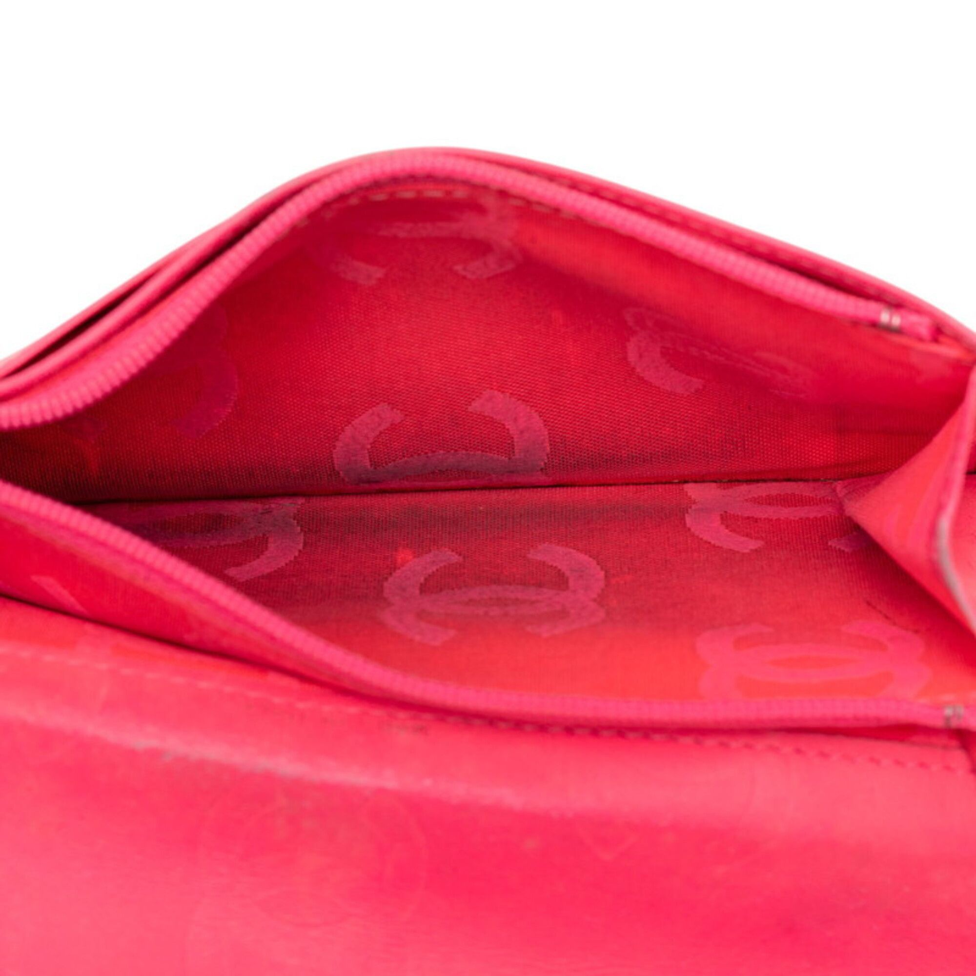 Leather Long Wallet (Bi-Fold) (Pre-Owned) - Chanel - Modalova