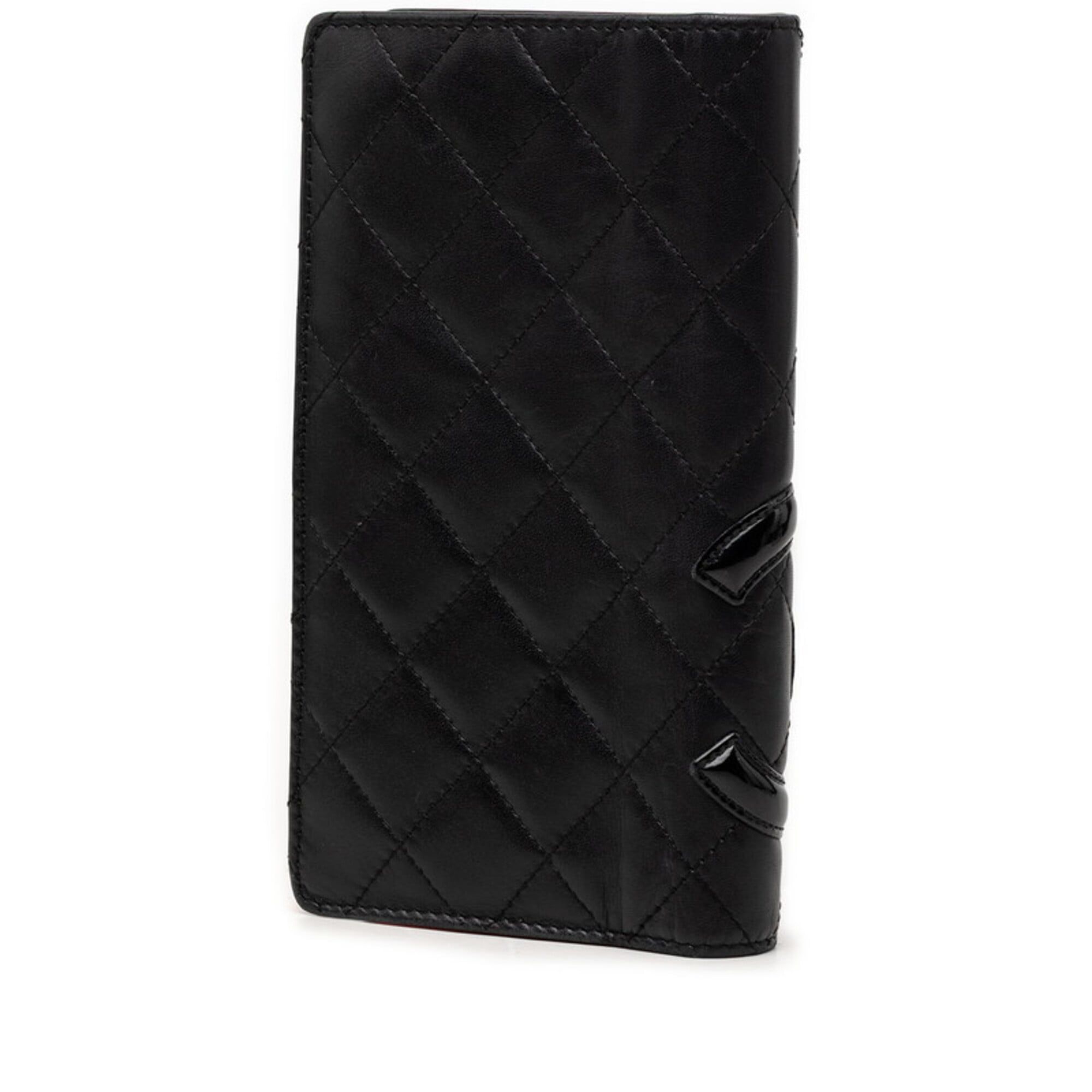 Leather Long Wallet (Bi-Fold) (Pre-Owned) - Chanel - Modalova
