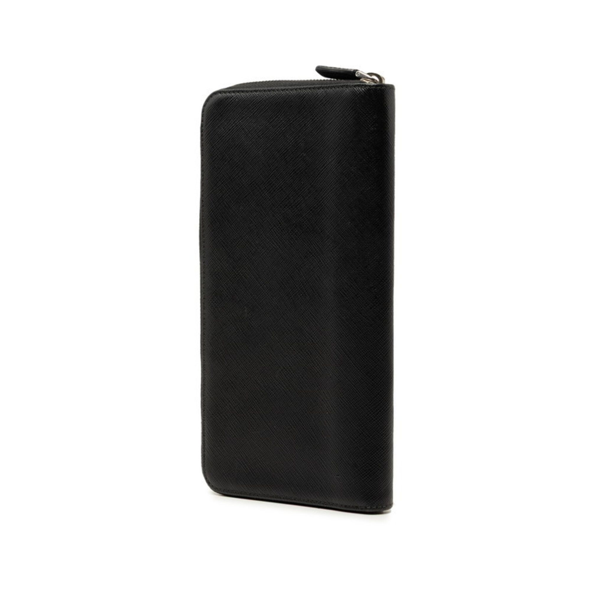 Leather Long Wallet (Bi-Fold) (Pre-Owned) - Prada - Modalova