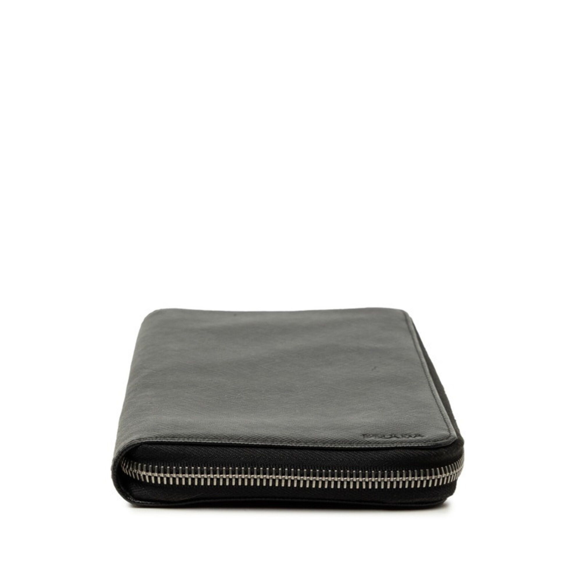 Leather Long Wallet (Bi-Fold) (Pre-Owned) - Prada - Modalova