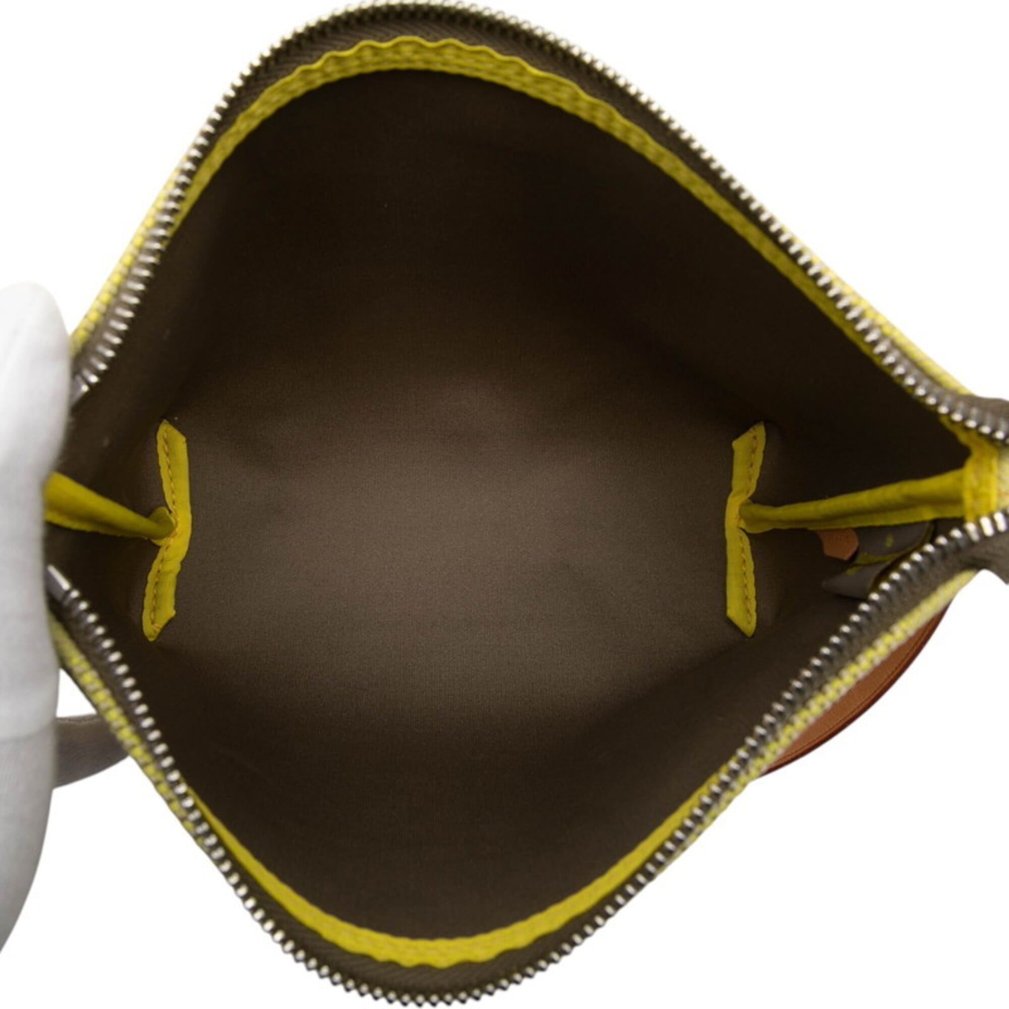Canvas Leather Handbag Pouch (Pre-Owned) - Louis Vuitton - Modalova