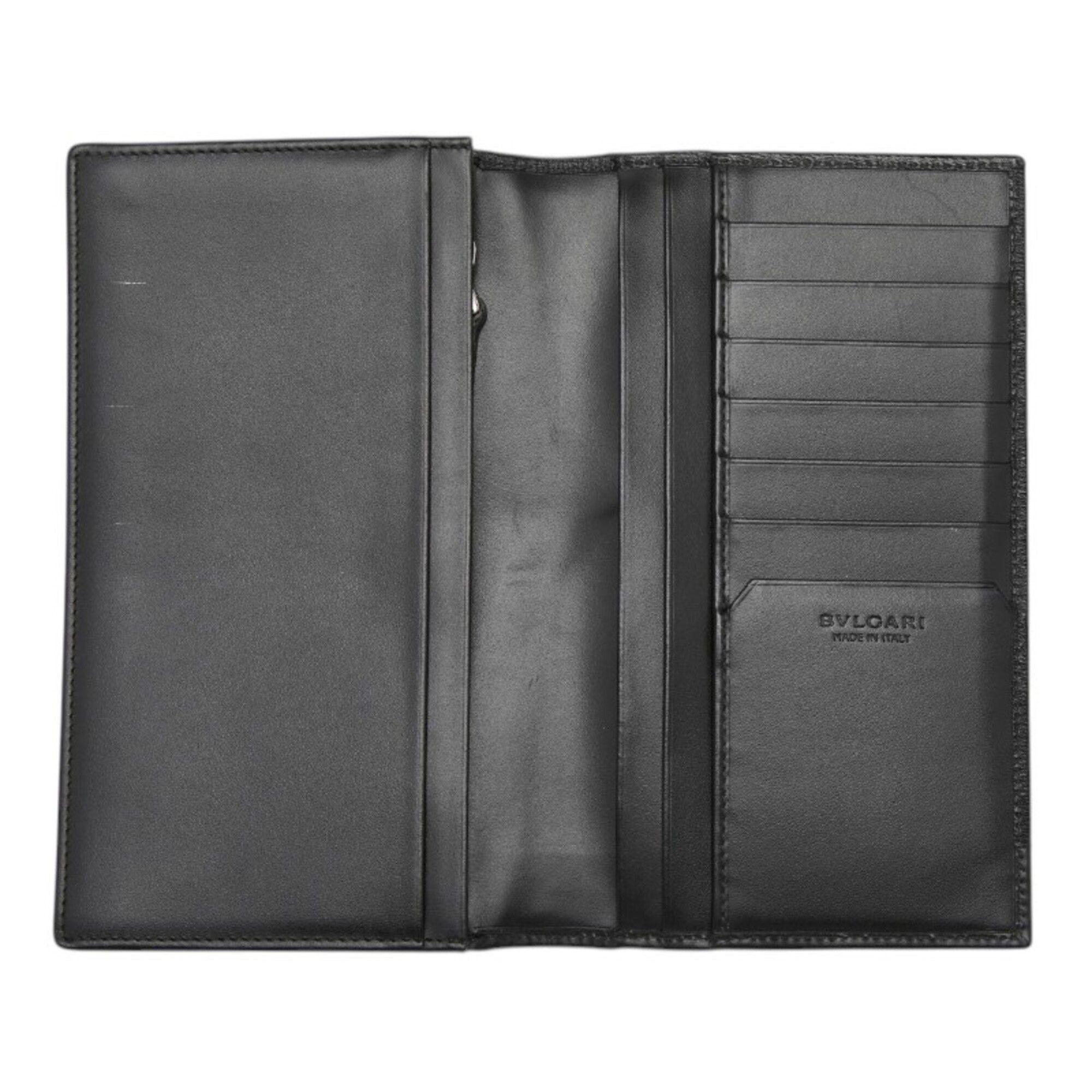 Leather Long Wallet (Bi-Fold) (Pre-Owned) - Bvlgari - Modalova