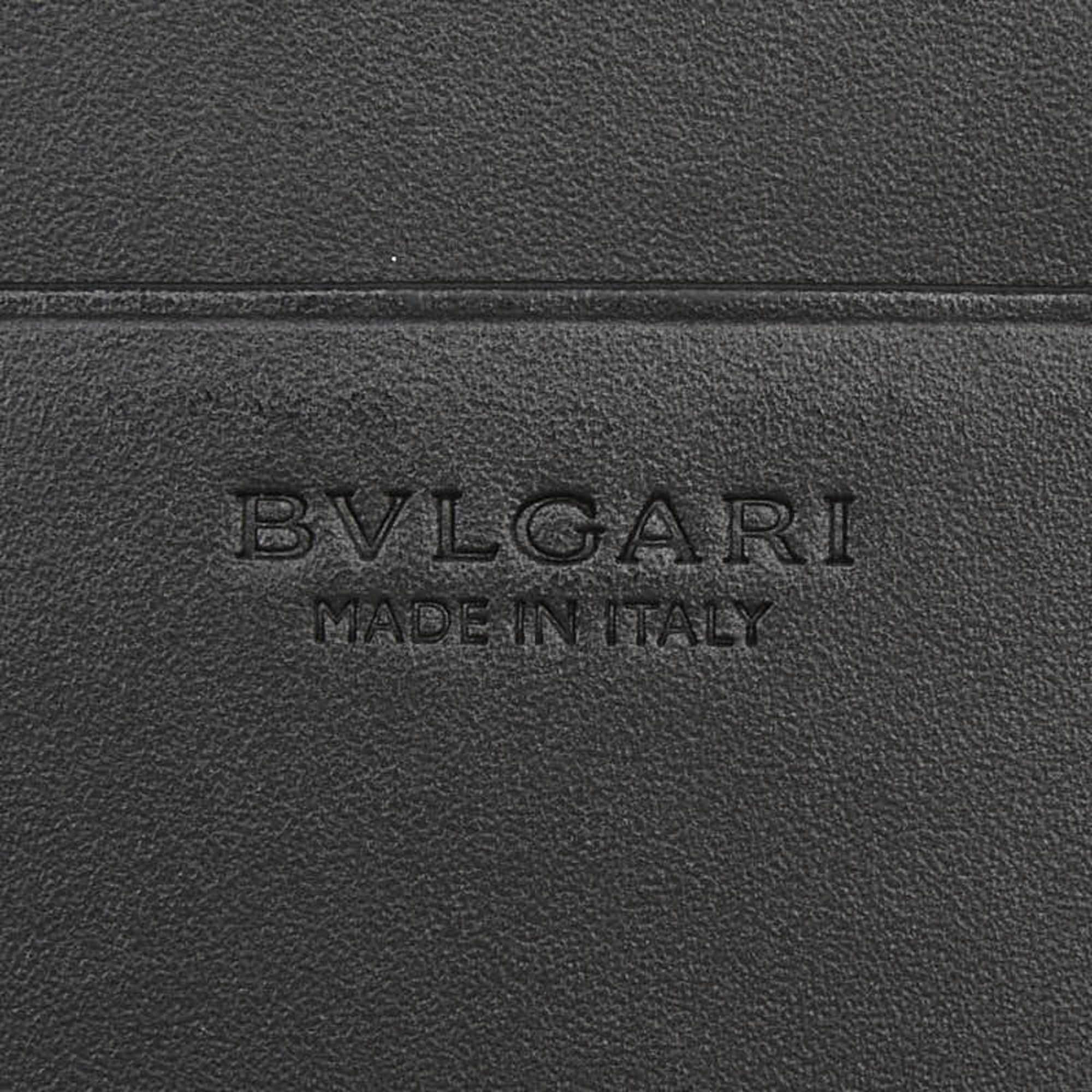 Leather Long Wallet (Bi-Fold) (Pre-Owned) - Bvlgari - Modalova