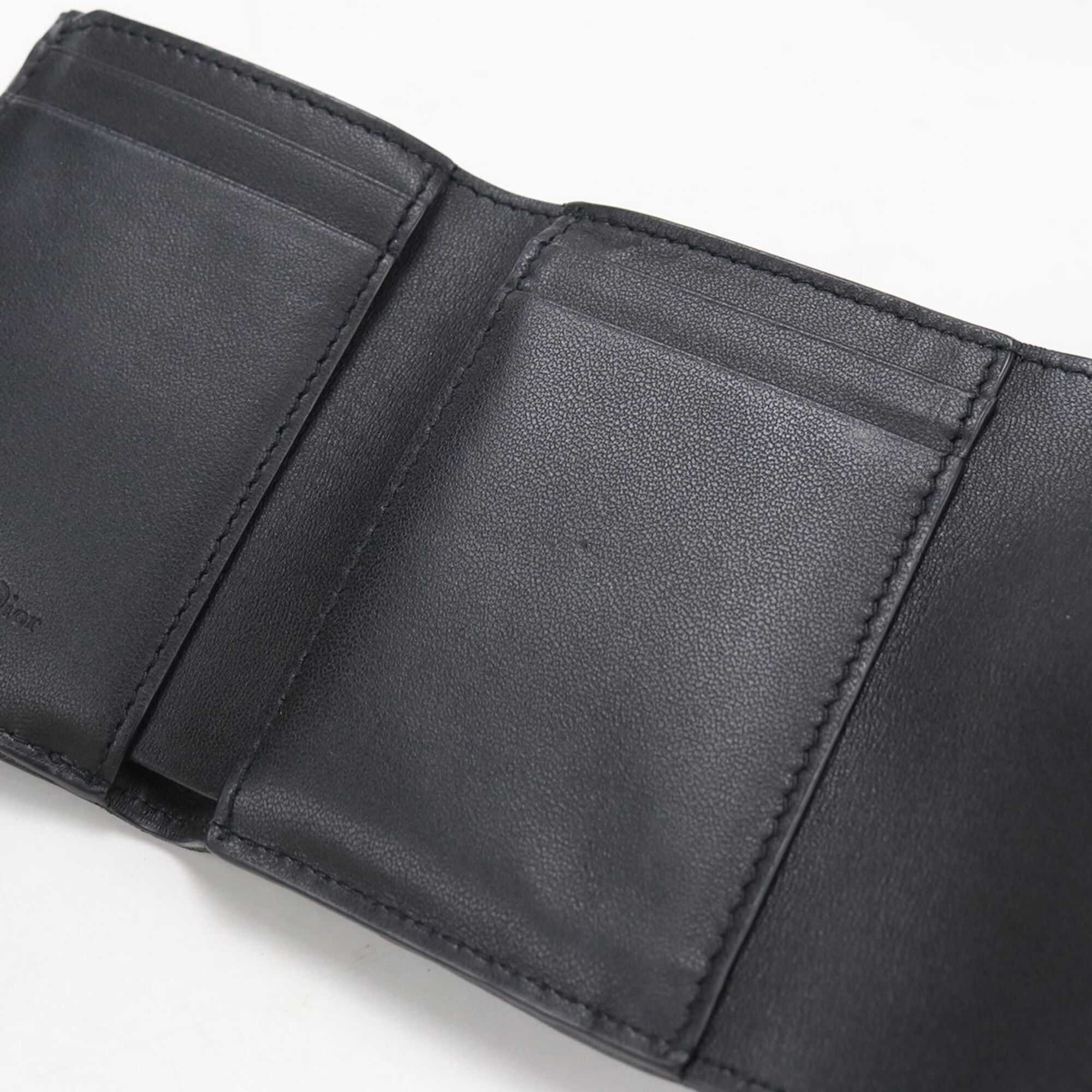 Leather Wallet (Tri-Fold) (Pre-Owned) - Christian Dior - Modalova