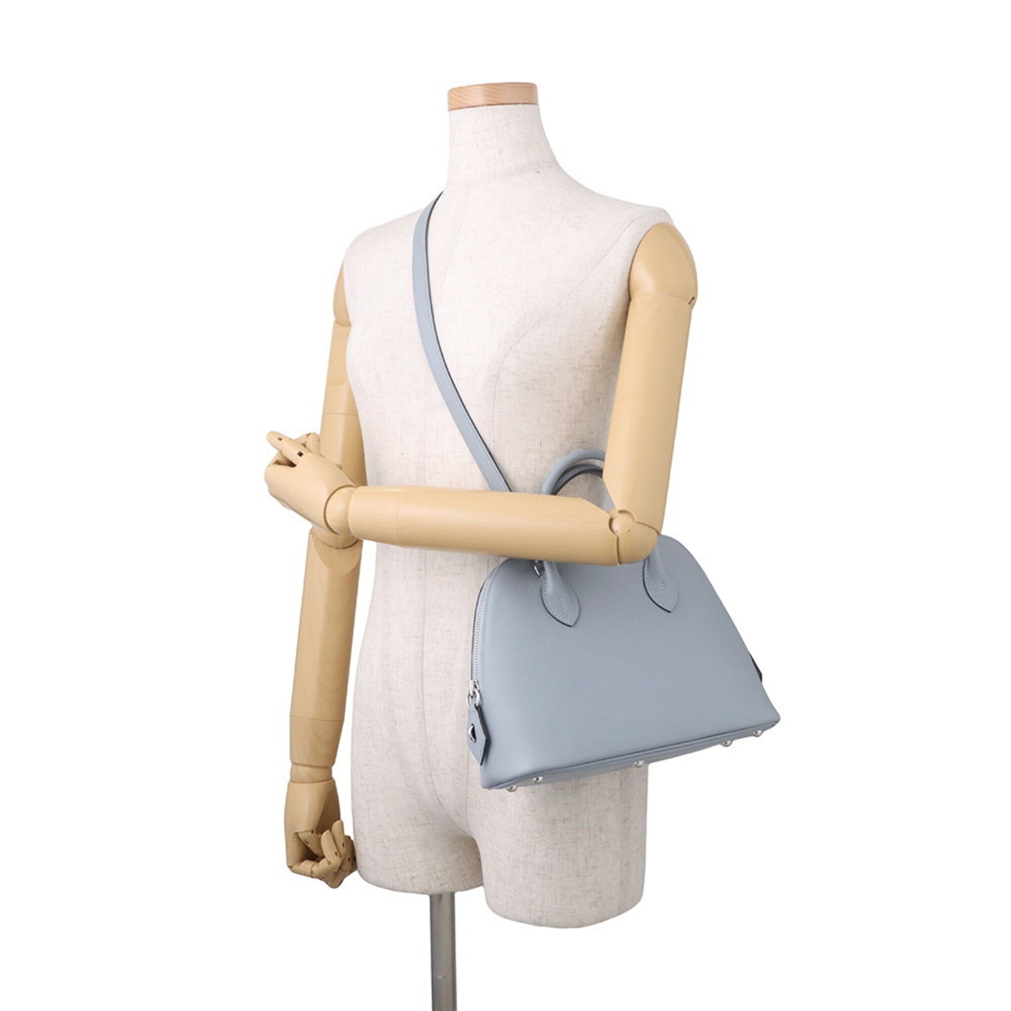Hermes Blue Lin Handbag (Pre-Owned) - Hermes - Modalova