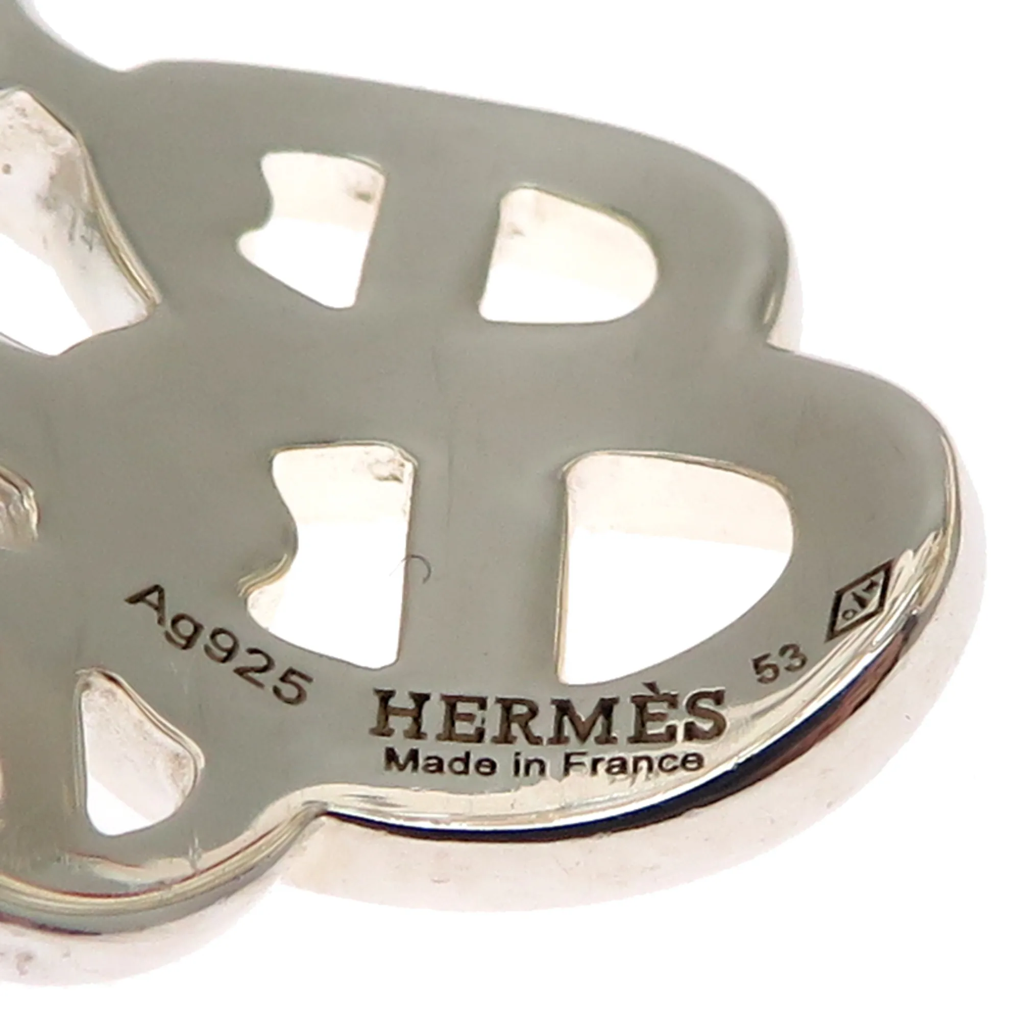 Silver 925 Band Ring (Pre-Owned) - Hermes - Modalova