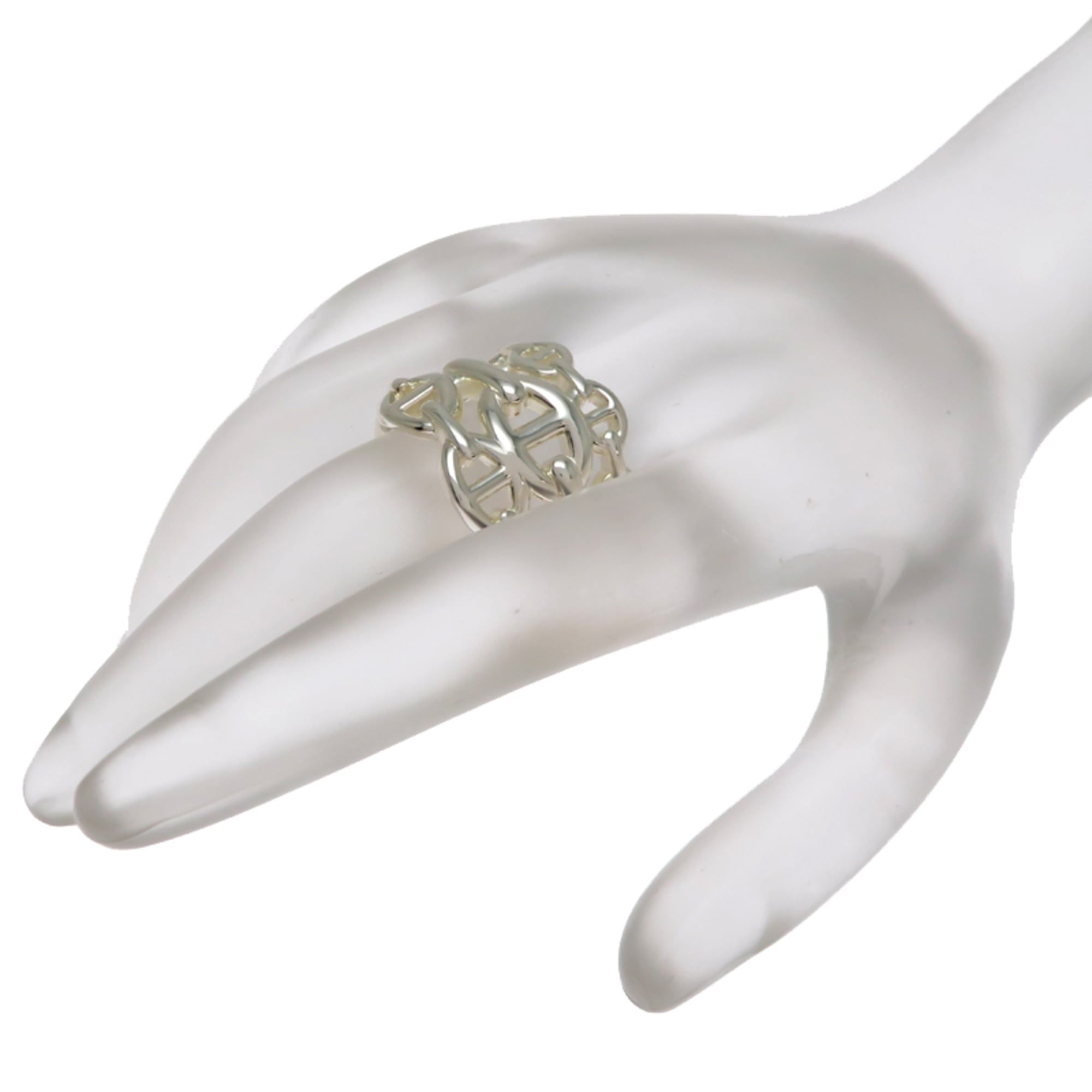 Silver 925 Band Ring (Pre-Owned) - Hermes - Modalova