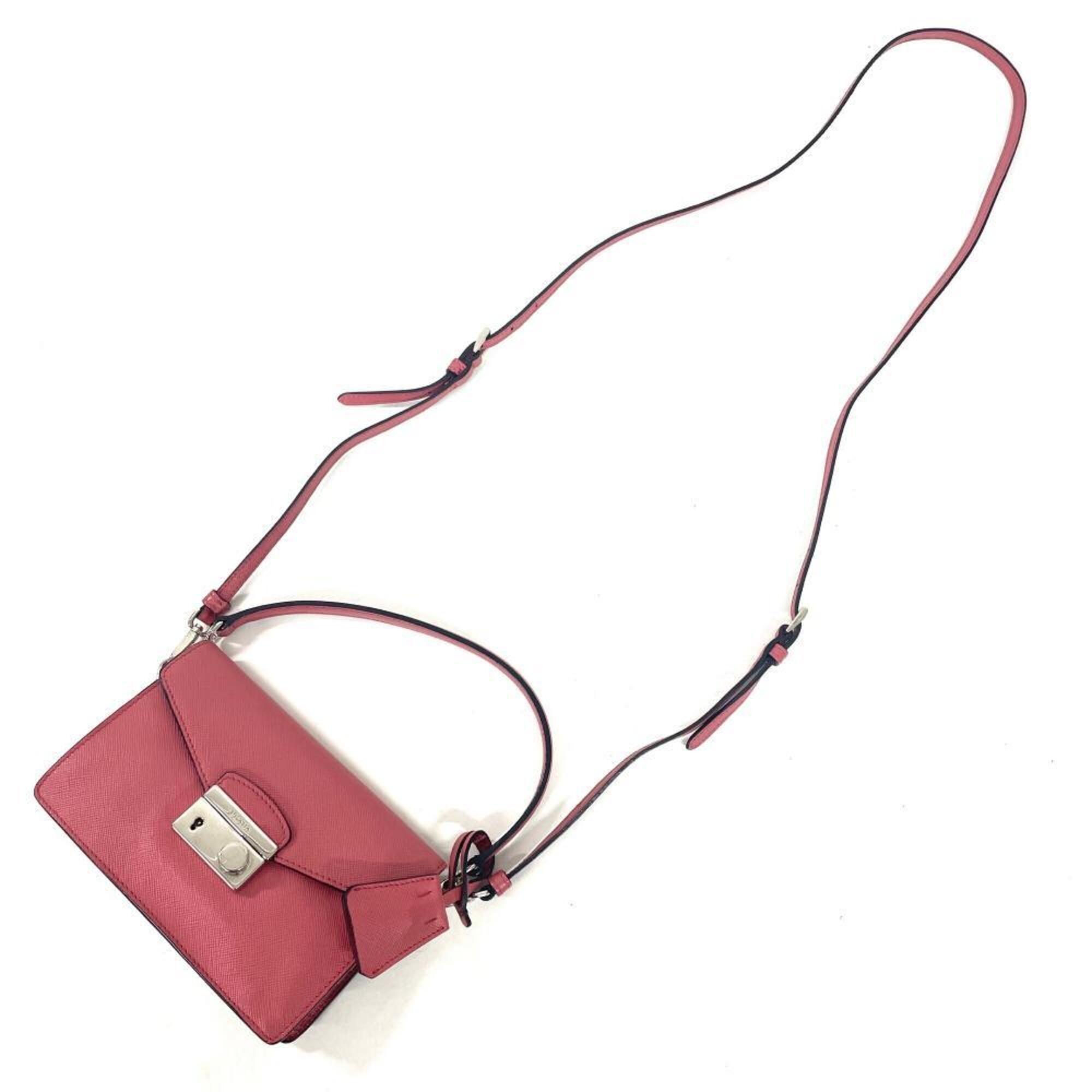 Saffiano Triangle Shoulder Bag (Pre-Owned) - Prada - Modalova