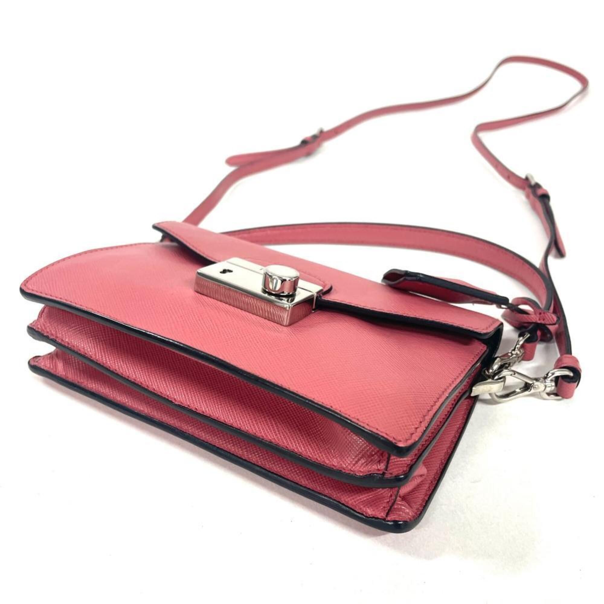 Saffiano Triangle Shoulder Bag (Pre-Owned) - Prada - Modalova