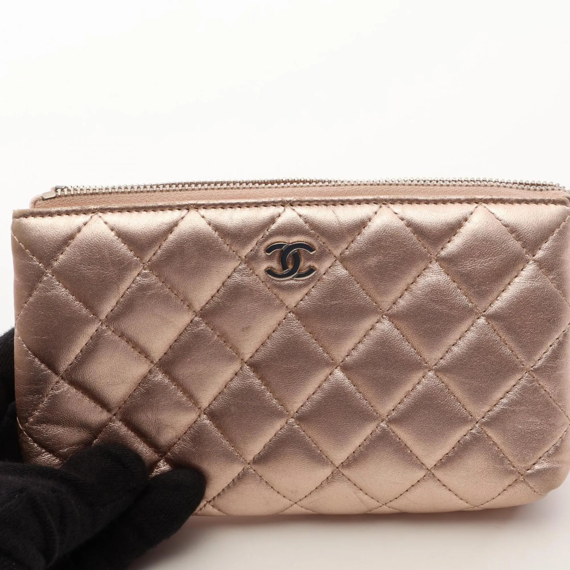 Leather Handbag Pouch (Pre-Owned) - Chanel - Modalova