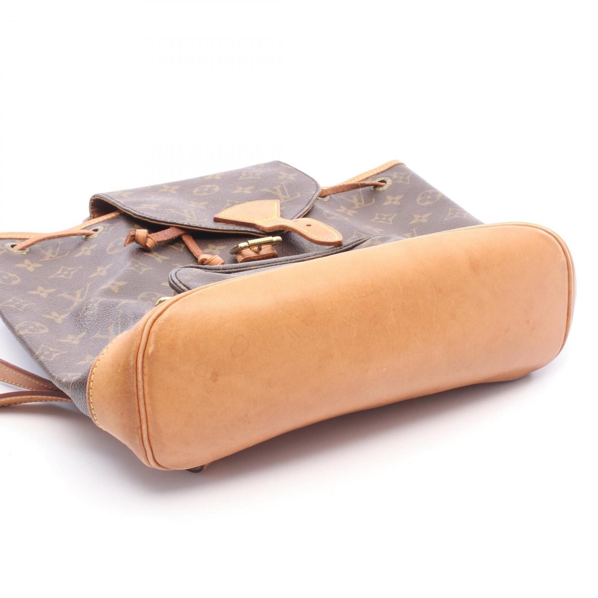 Monogram Coated Canvas Leather Backpack (Pre-Owned) - Louis Vuitton - Modalova