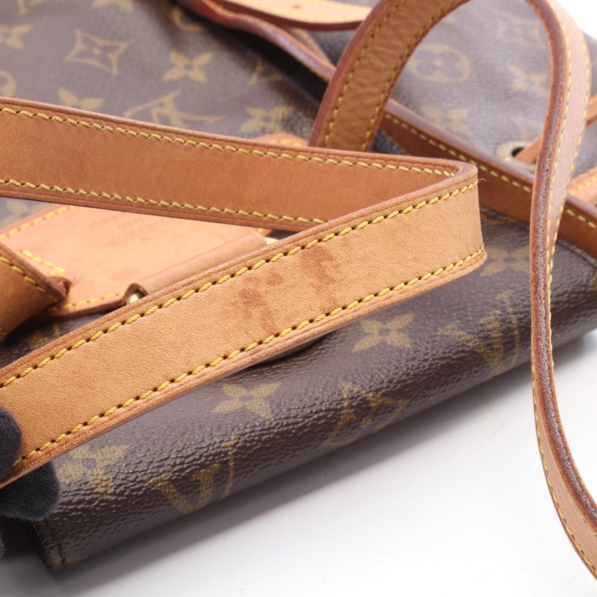 Monogram Coated Canvas Leather Backpack (Pre-Owned) - Louis Vuitton - Modalova