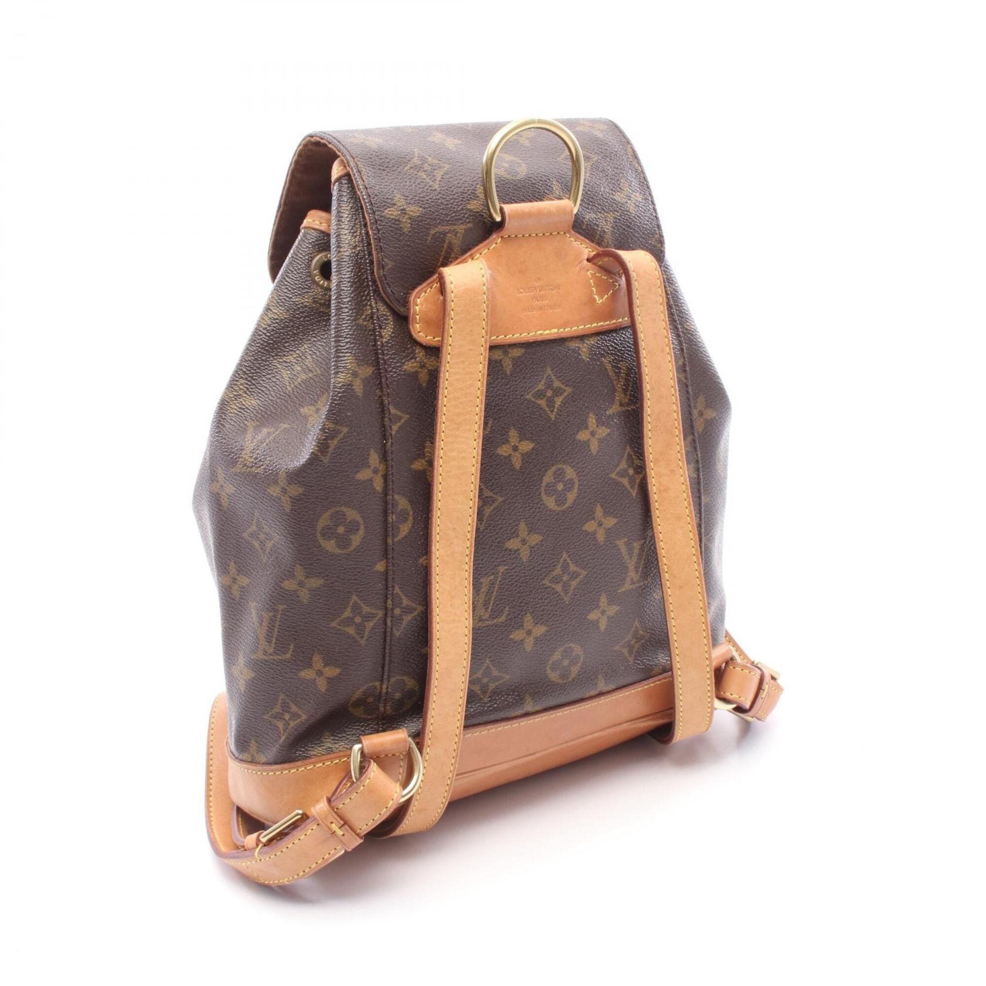 Monogram Coated Canvas Leather Backpack (Pre-Owned) - Louis Vuitton - Modalova