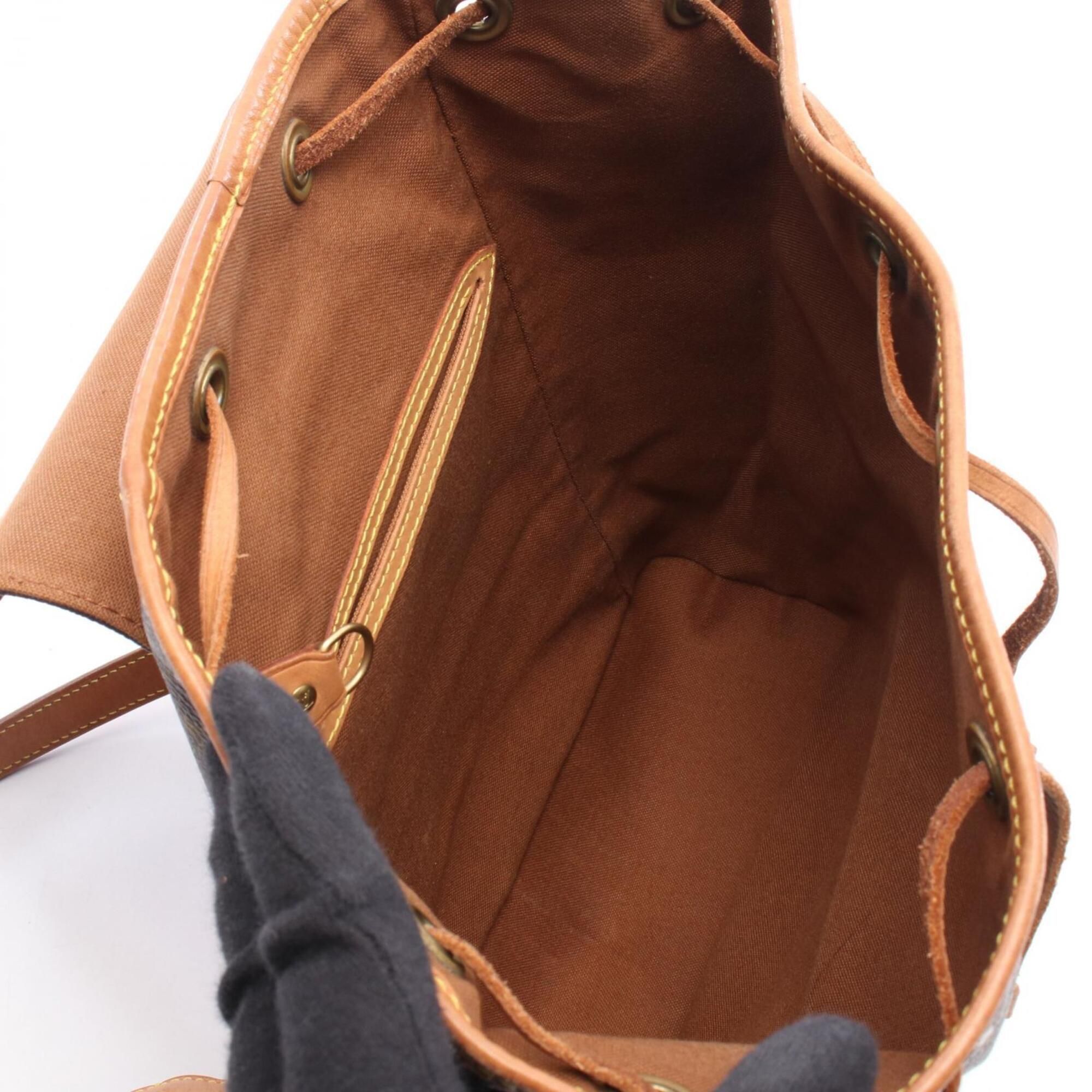 Monogram Coated Canvas Leather Backpack (Pre-Owned) - Louis Vuitton - Modalova