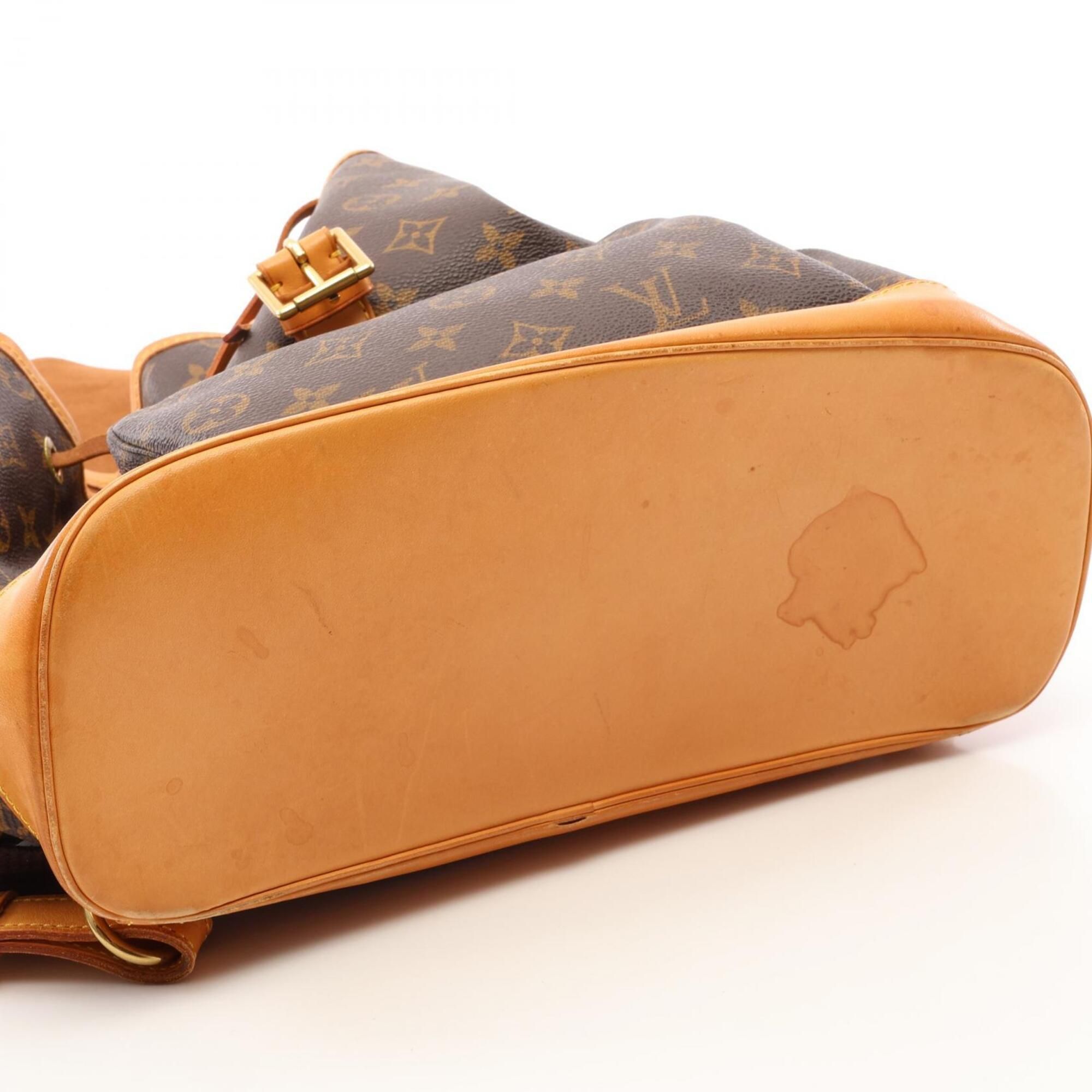 Monogram Coated Canvas Leather Backpack (Pre-Owned) - Louis Vuitton - Modalova