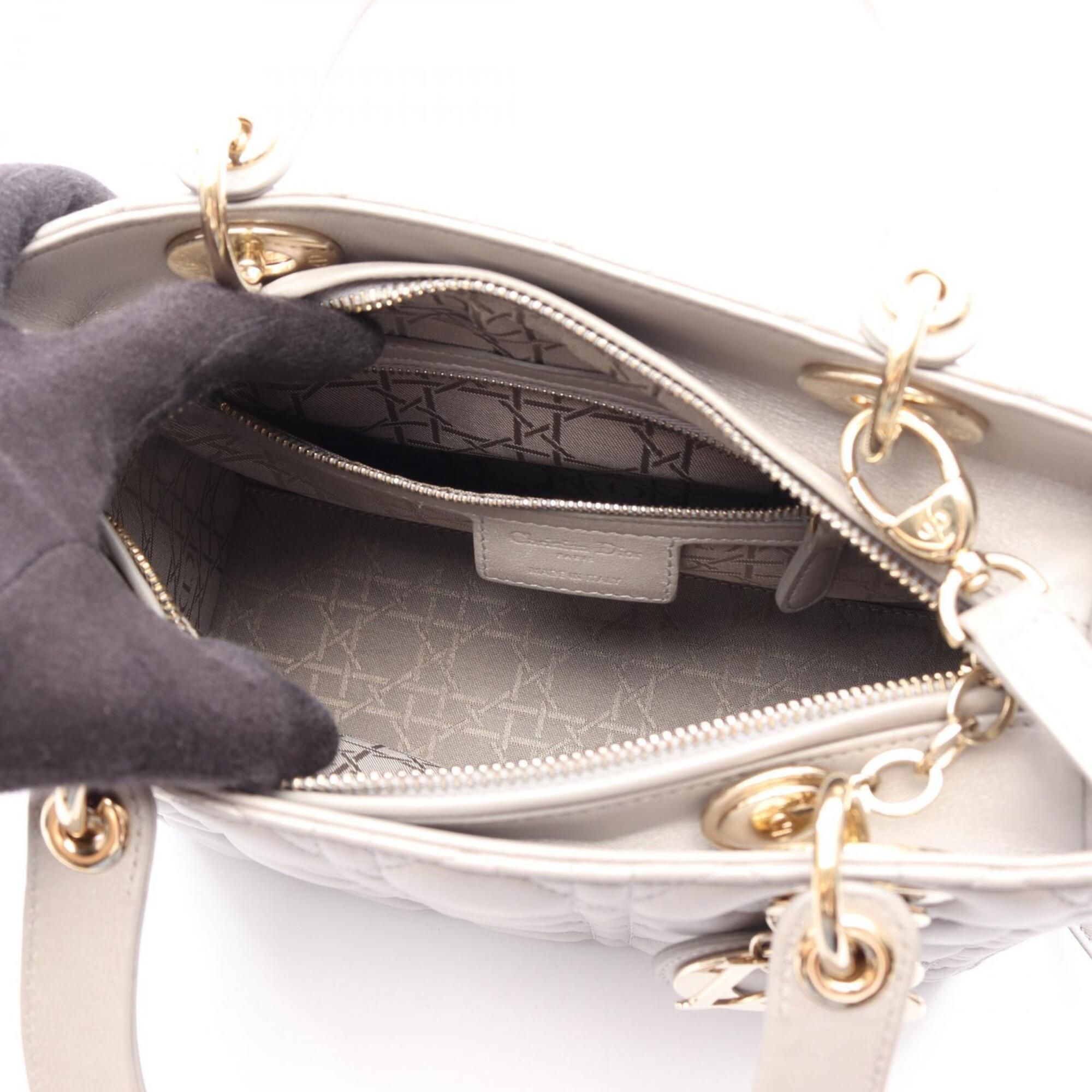 Leather Handbag (Pre-Owned) - Christian Dior - Modalova
