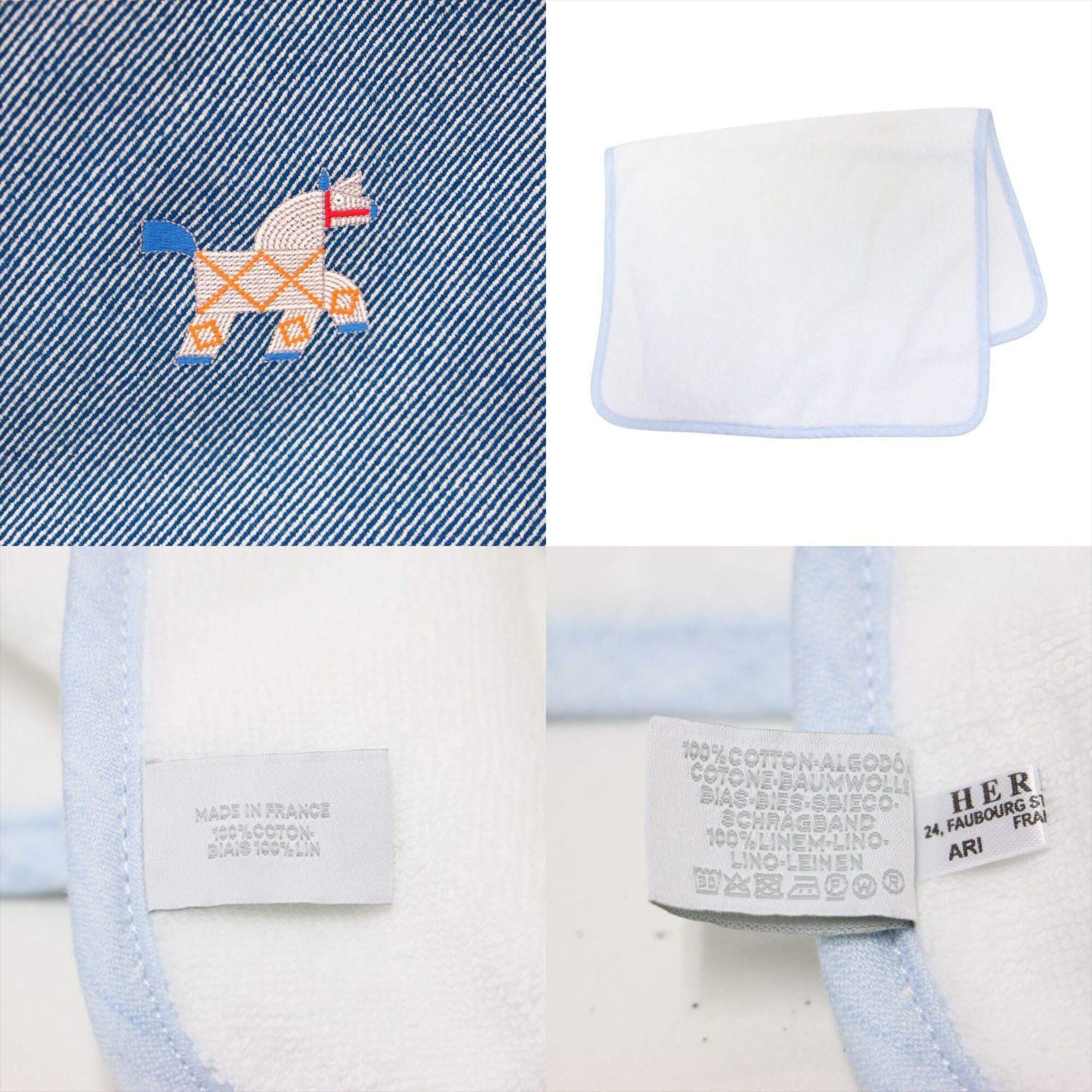 Wool Cotton Polyester Linen Tote Bag (Pre-Owned) - Hermes - Modalova