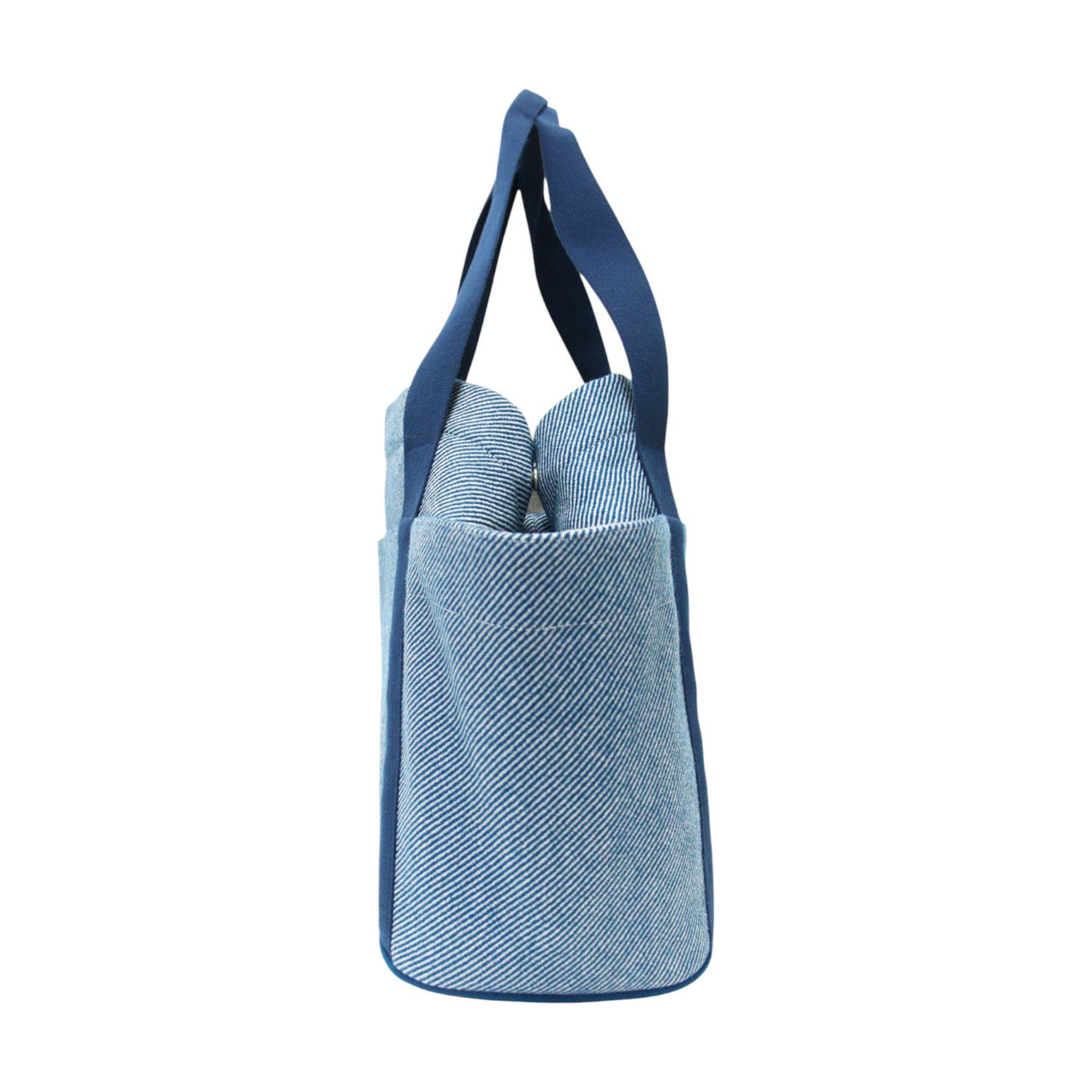 Wool Cotton Polyester Linen Tote Bag (Pre-Owned) - Hermes - Modalova