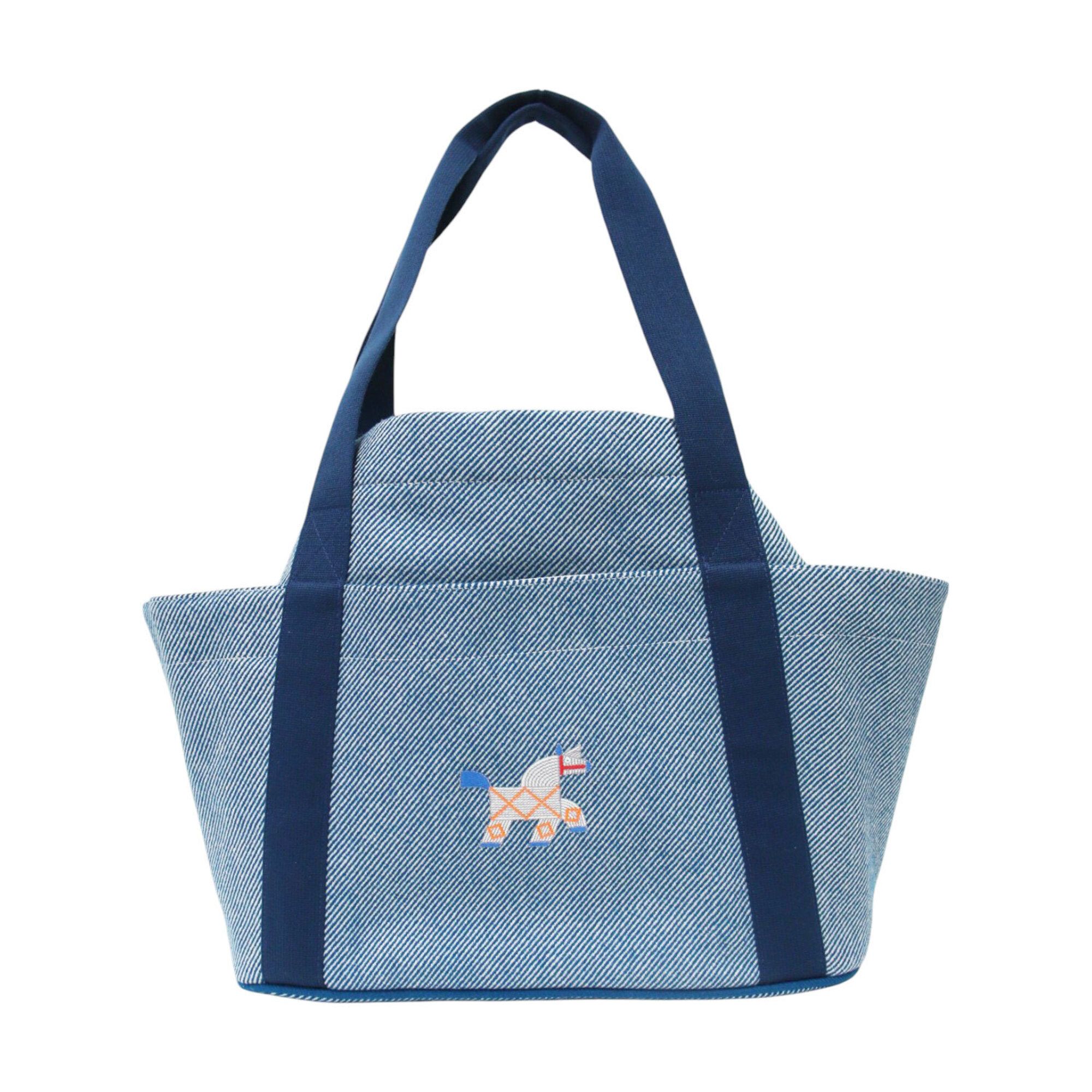 Wool Cotton Polyester Linen Tote Bag (Pre-Owned) - Hermes - Modalova