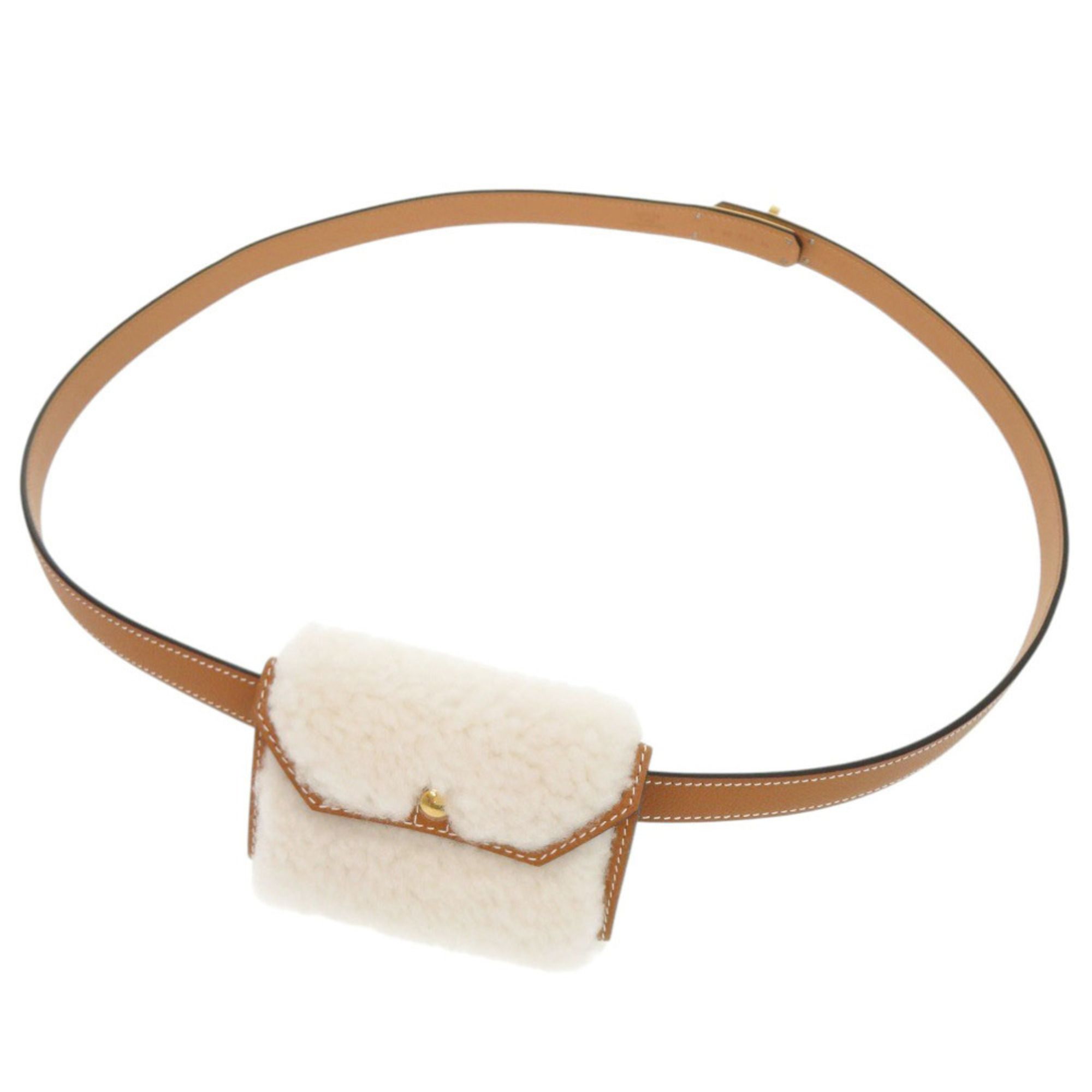 Wool Epsom Leather Fanny Pack (Pre-Owned) - Hermes - Modalova