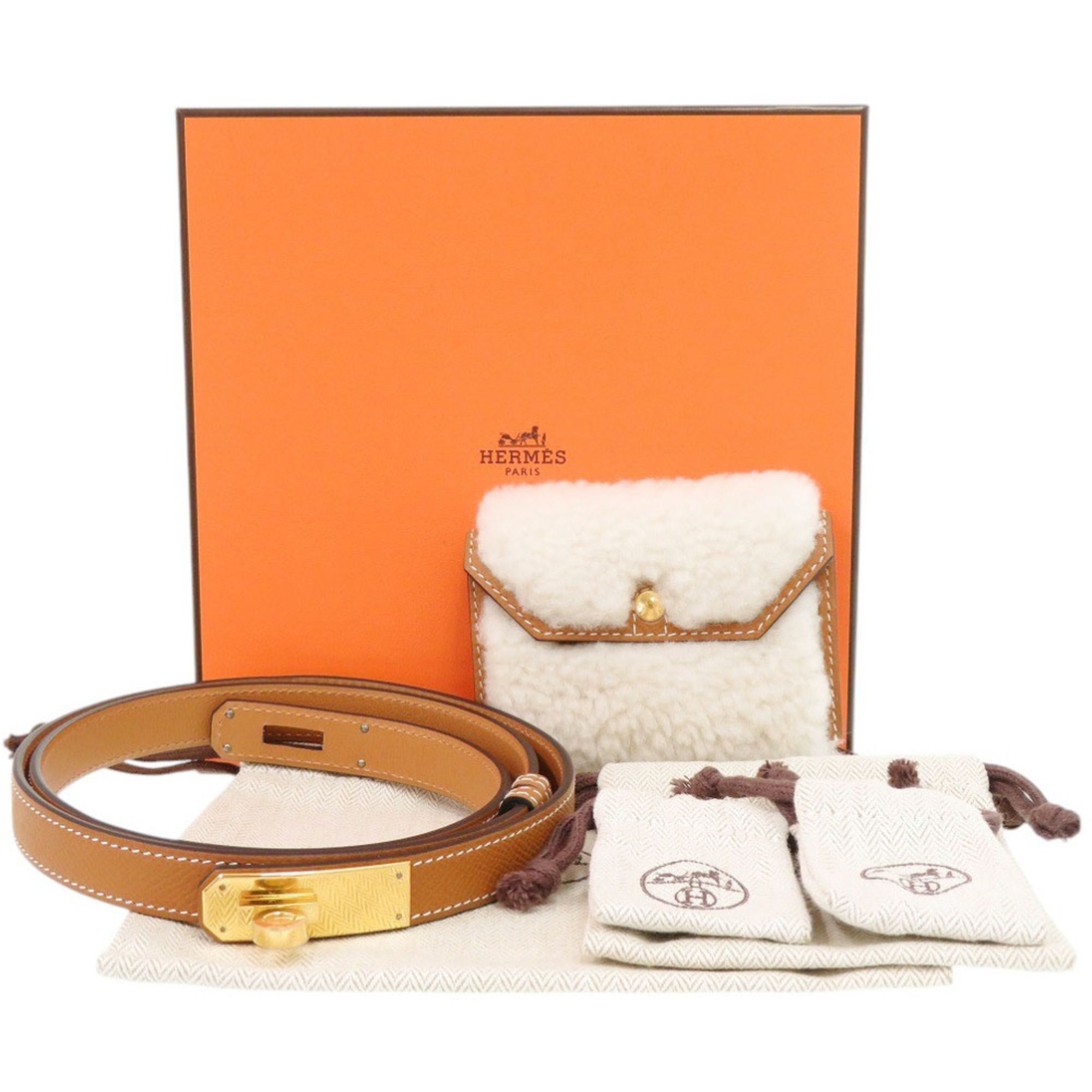 Wool Epsom Leather Fanny Pack (Pre-Owned) - Hermes - Modalova