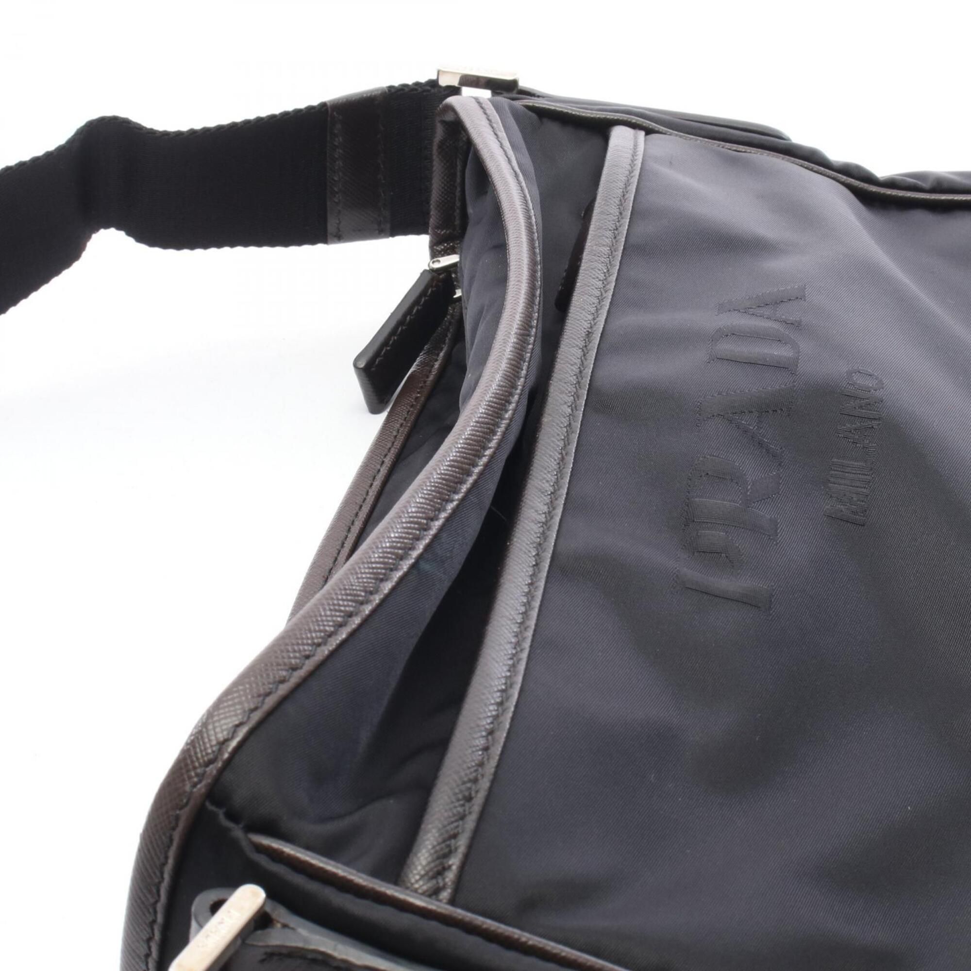 Nylon Leather Handbag Shoulder Bag (Pre-Owned) - Prada - Modalova