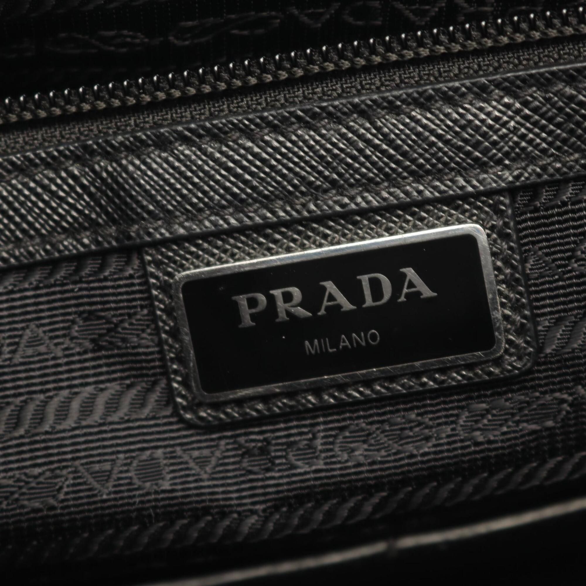 Nylon Leather Handbag (Pre-Owned) - Prada - Modalova