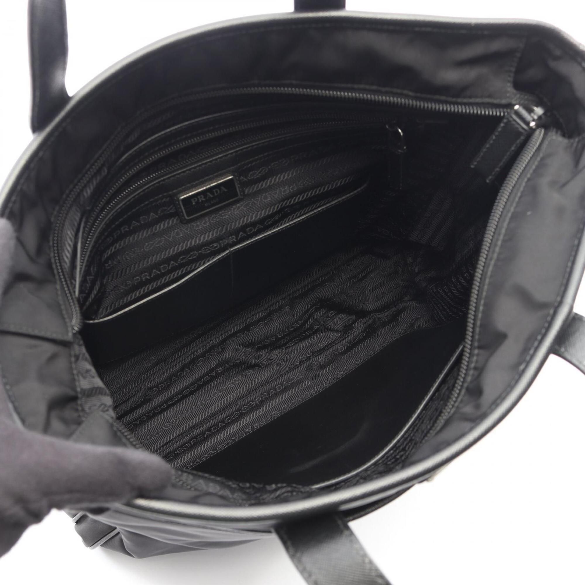 Nylon Leather Handbag (Pre-Owned) - Prada - Modalova