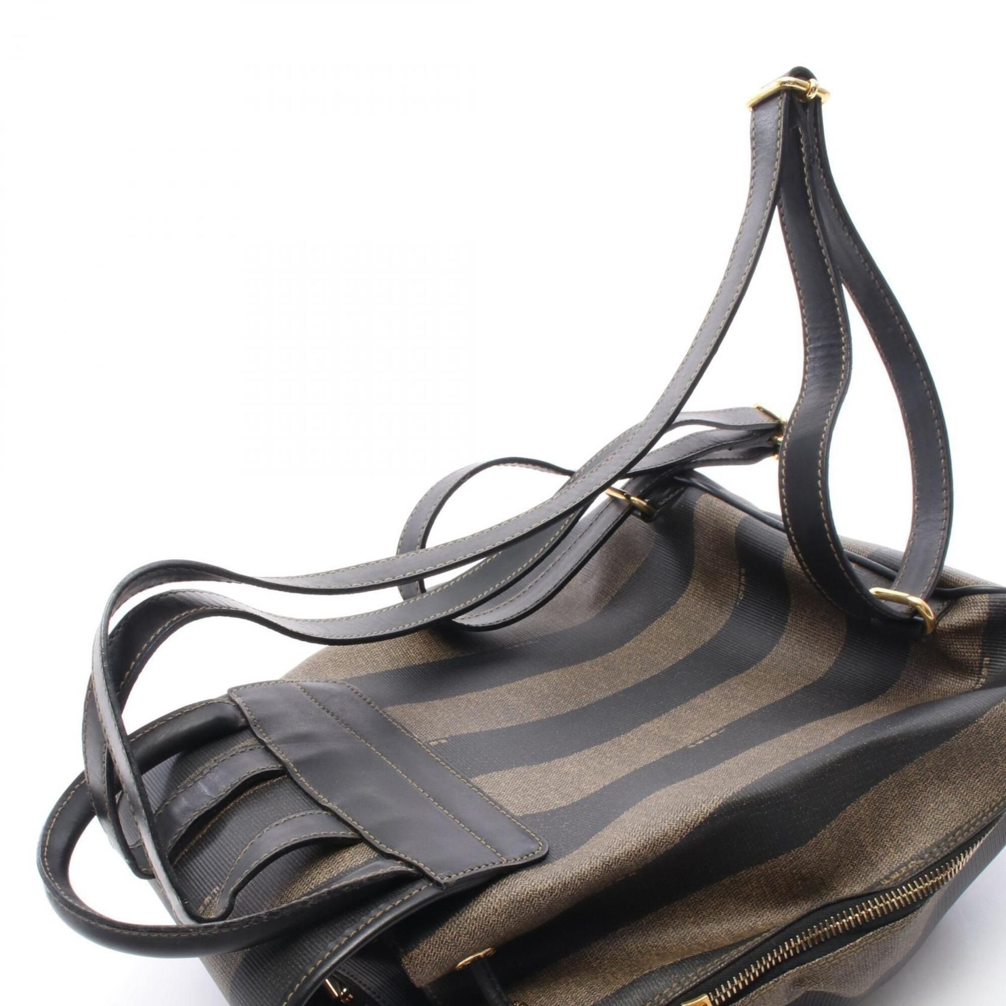 Coated Canvas Leather Backpack Handbag (Pre-Owned) - Fendi - Modalova
