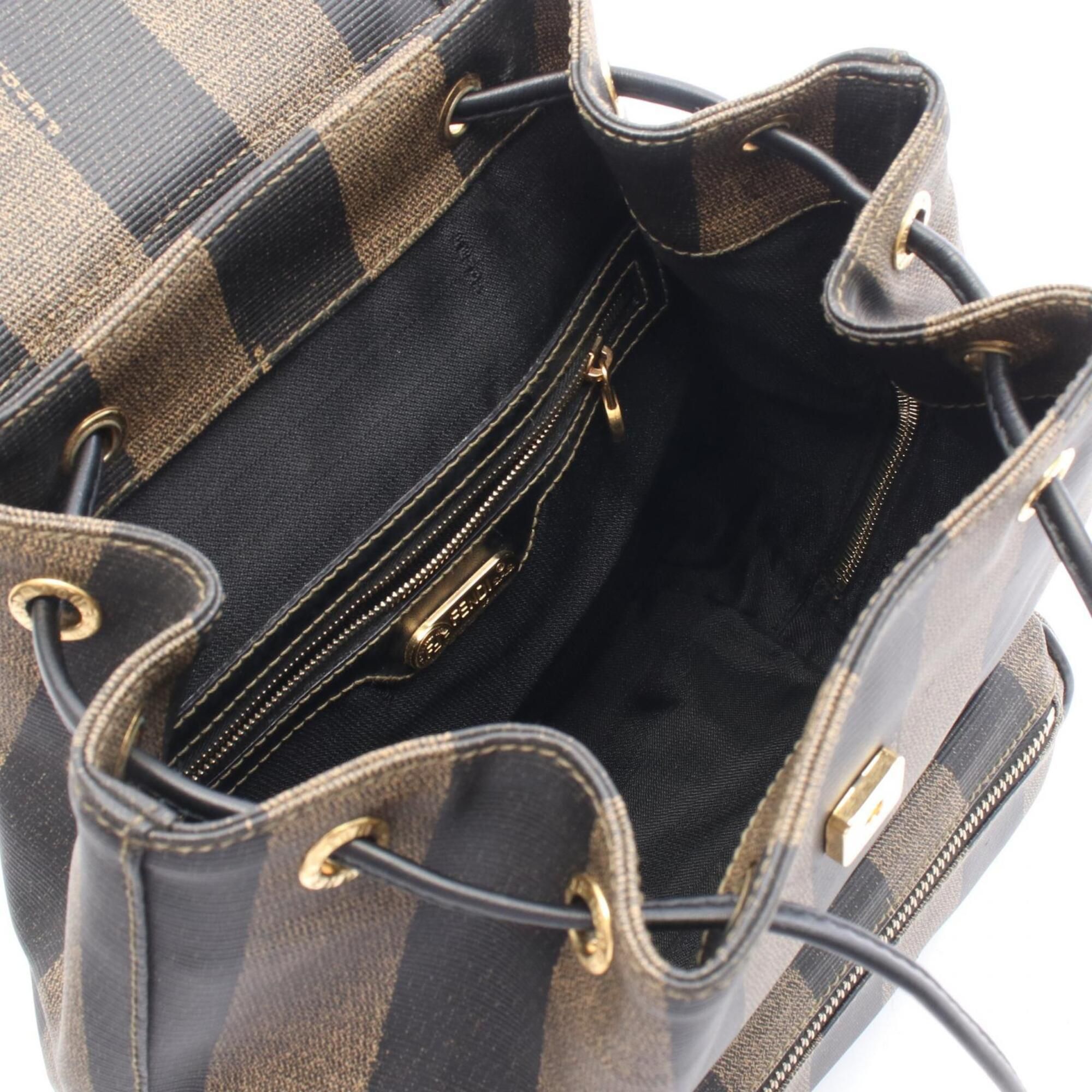 Coated Canvas Leather Backpack Handbag (Pre-Owned) - Fendi - Modalova
