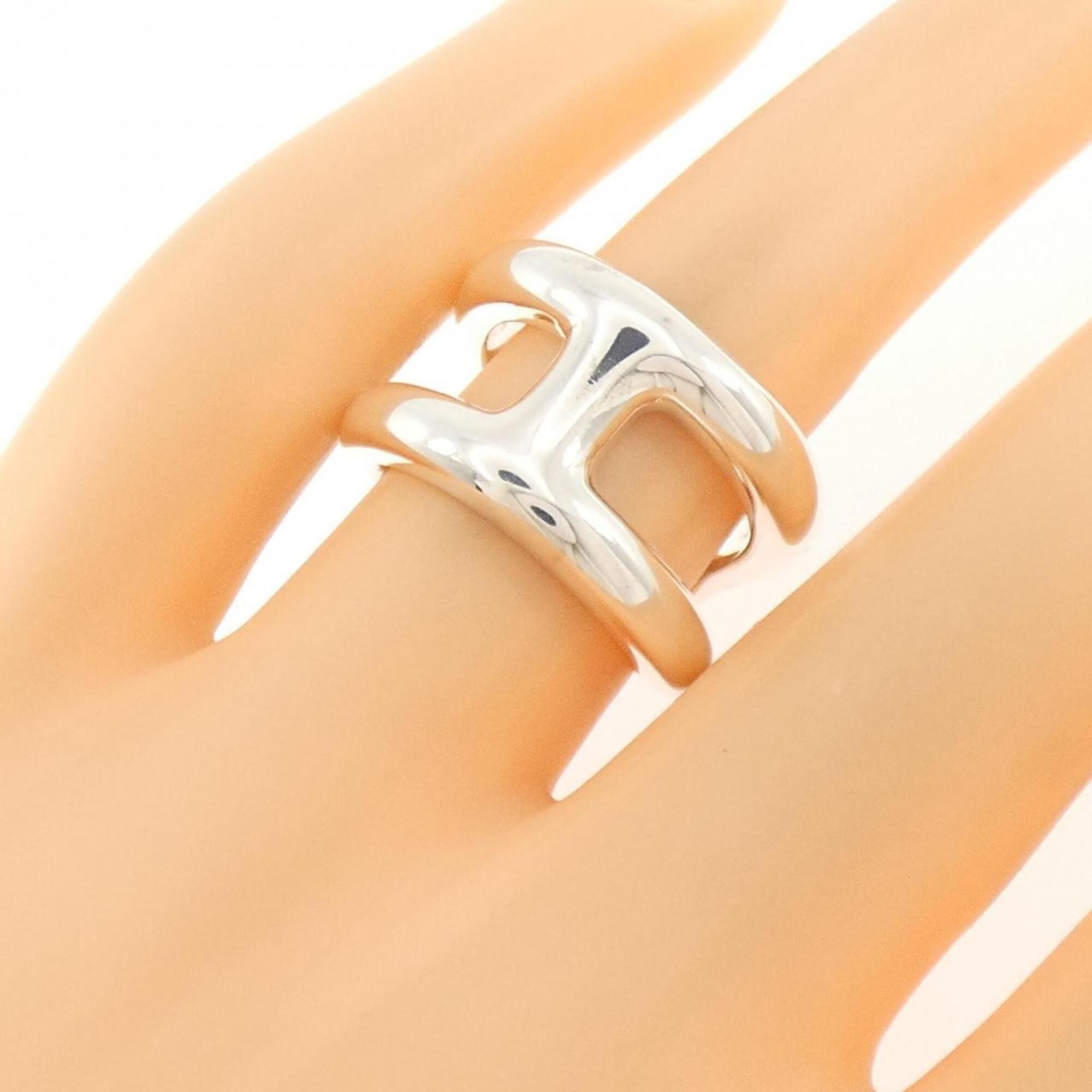 Silver 925 Band Ring (Pre-Owned) - Hermes - Modalova