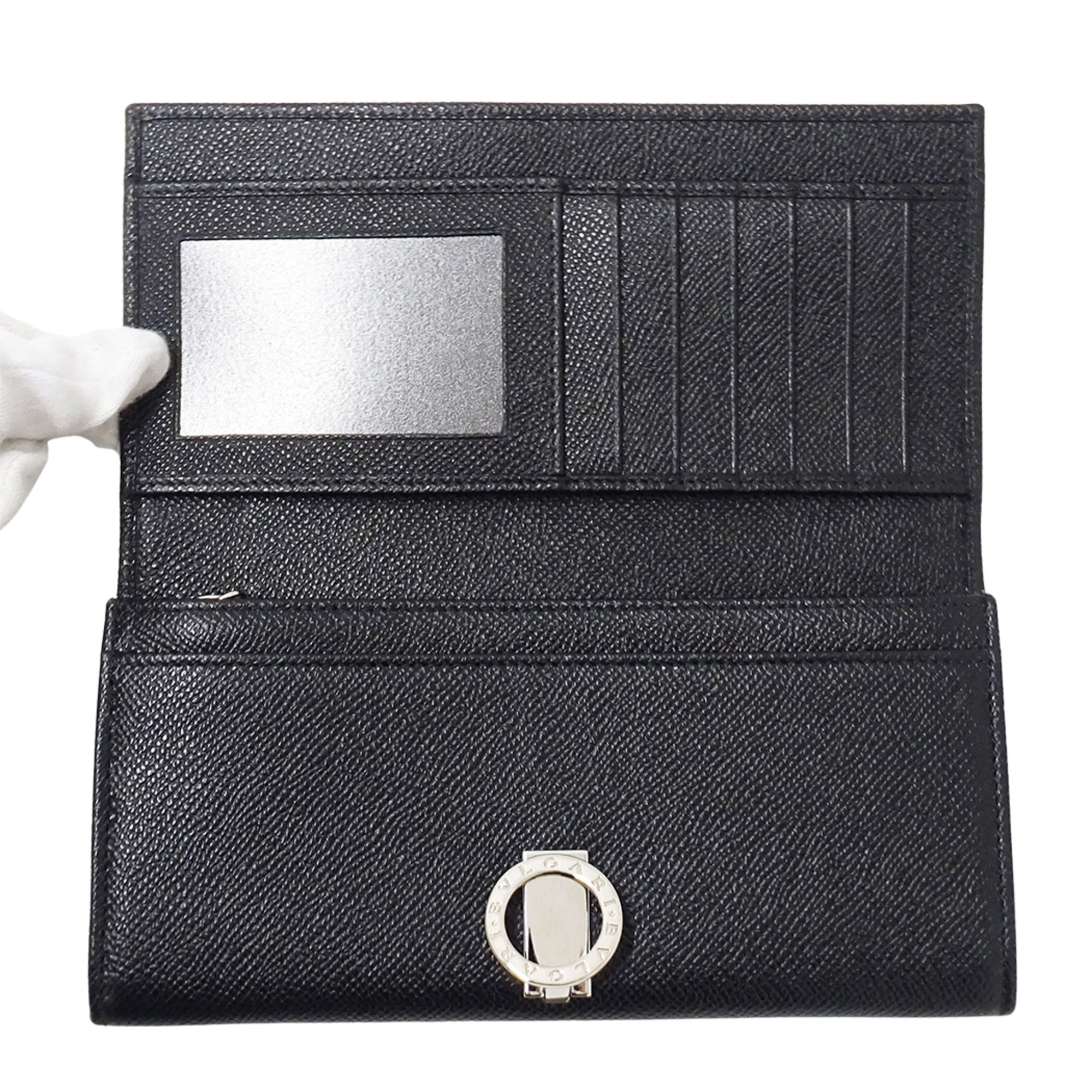 Leather Long Wallet (Bi-Fold) (Pre-Owned) - Bvlgari - Modalova