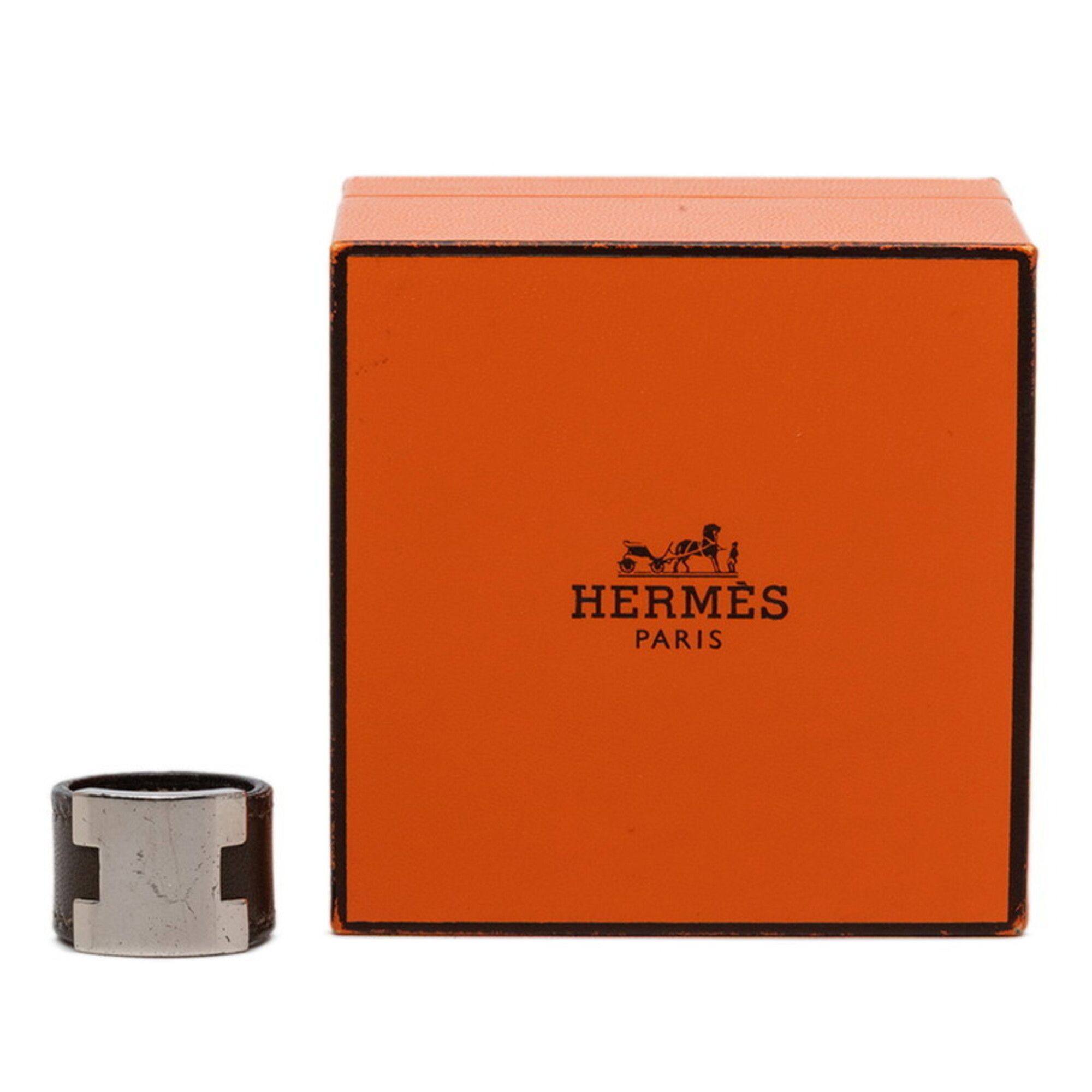 Leather Band Ring (Pre-Owned) - Hermes - Modalova