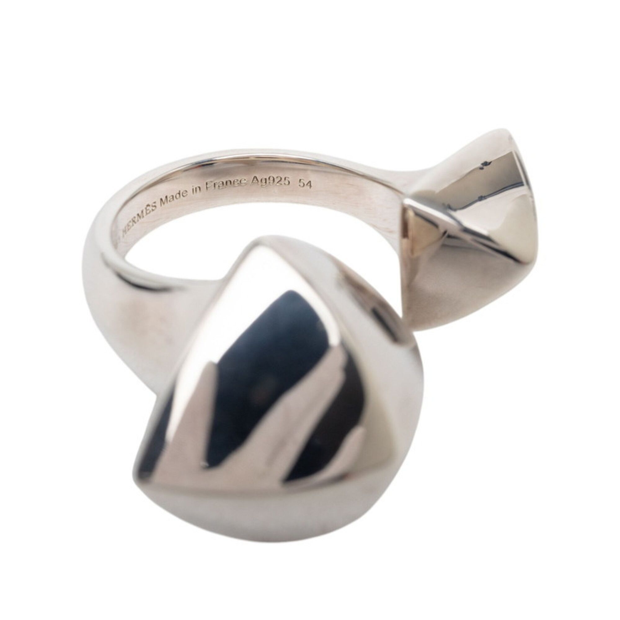 Silver 925 Band Ring (Pre-Owned) - Hermes - Modalova