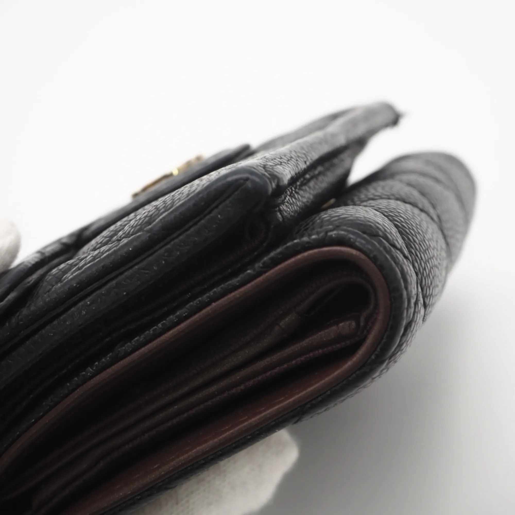 Grained Calfskin Wallet (Tri-Fold) (Pre-Owned) - Chanel - Modalova