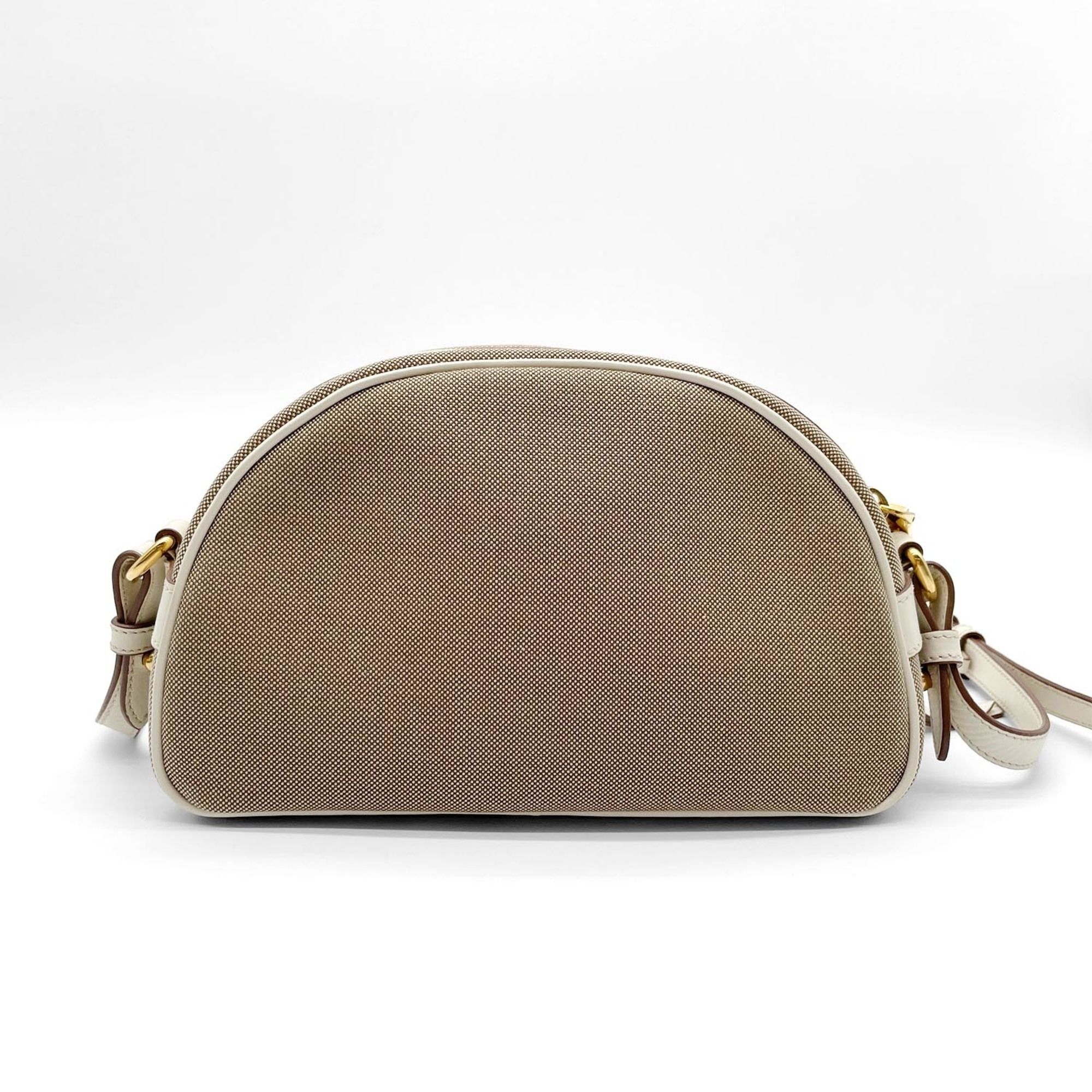 Canvas Leather Shoulder Bag (Pre-Owned) - Prada - Modalova