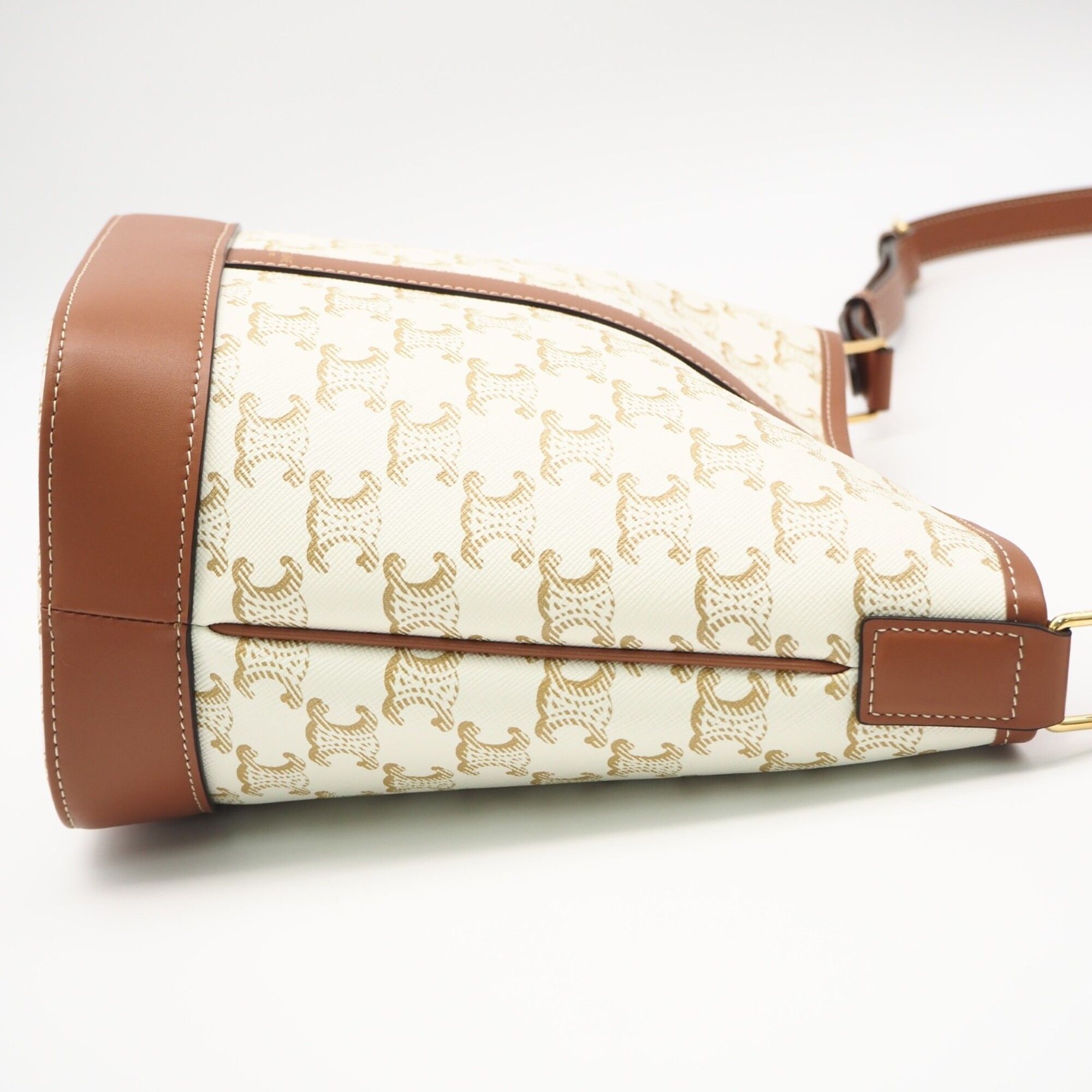 Coated Canvas Leather Shoulder Bag (Pre-Owned) - Celine - Modalova