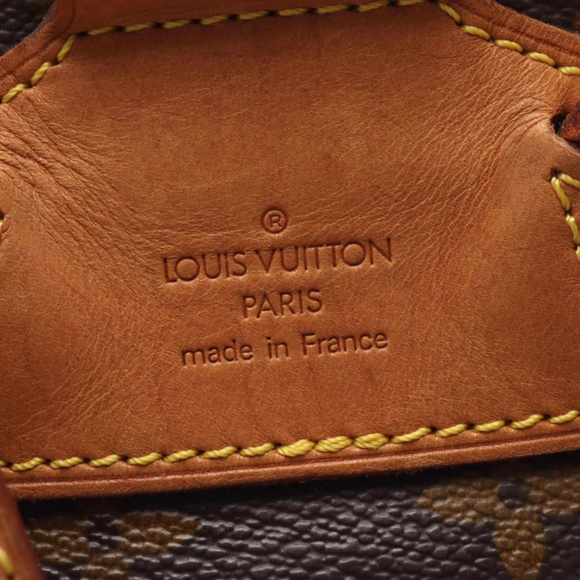 Monogram Pvc Coated Canvas Leather Backpack (Pre-Owned) - Louis Vuitton - Modalova