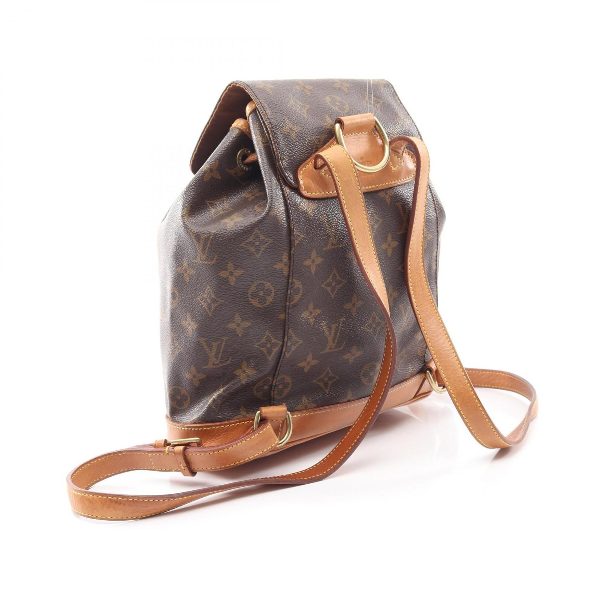 Monogram Pvc Coated Canvas Leather Backpack (Pre-Owned) - Louis Vuitton - Modalova