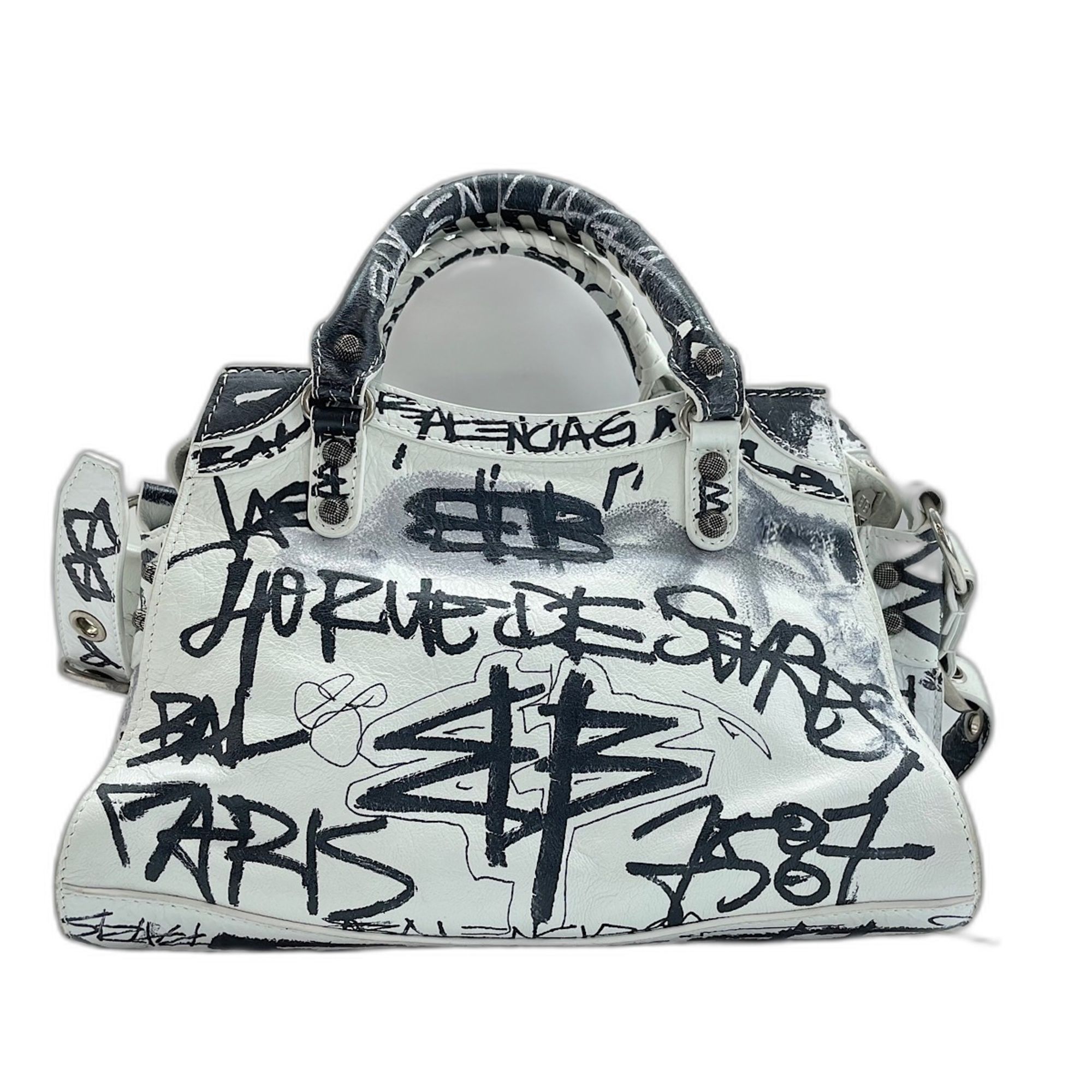 Leather Handbag (Pre-Owned) - Balenciaga - Modalova