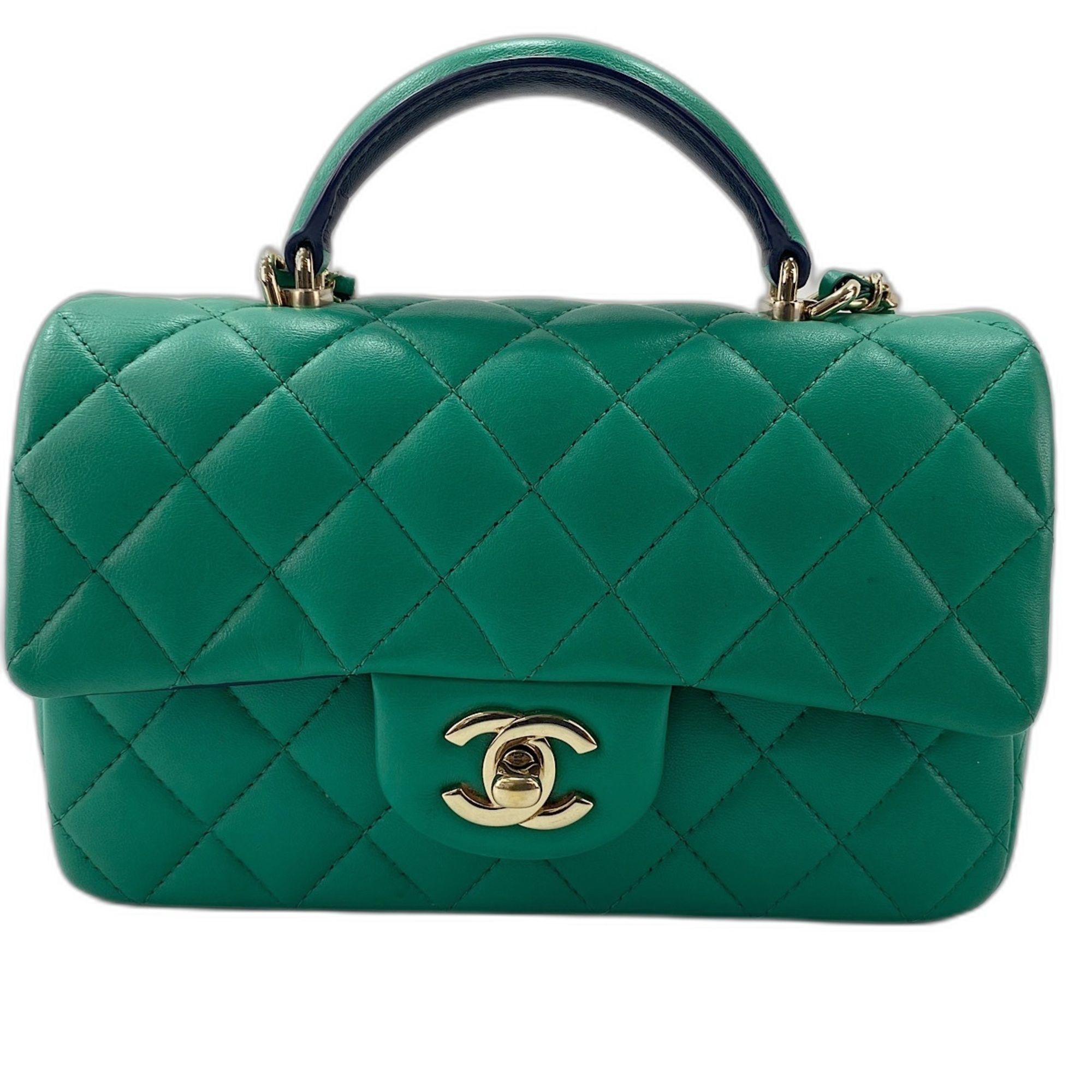 Chanel Green Handbag (Pre-Owned) - Chanel - Modalova