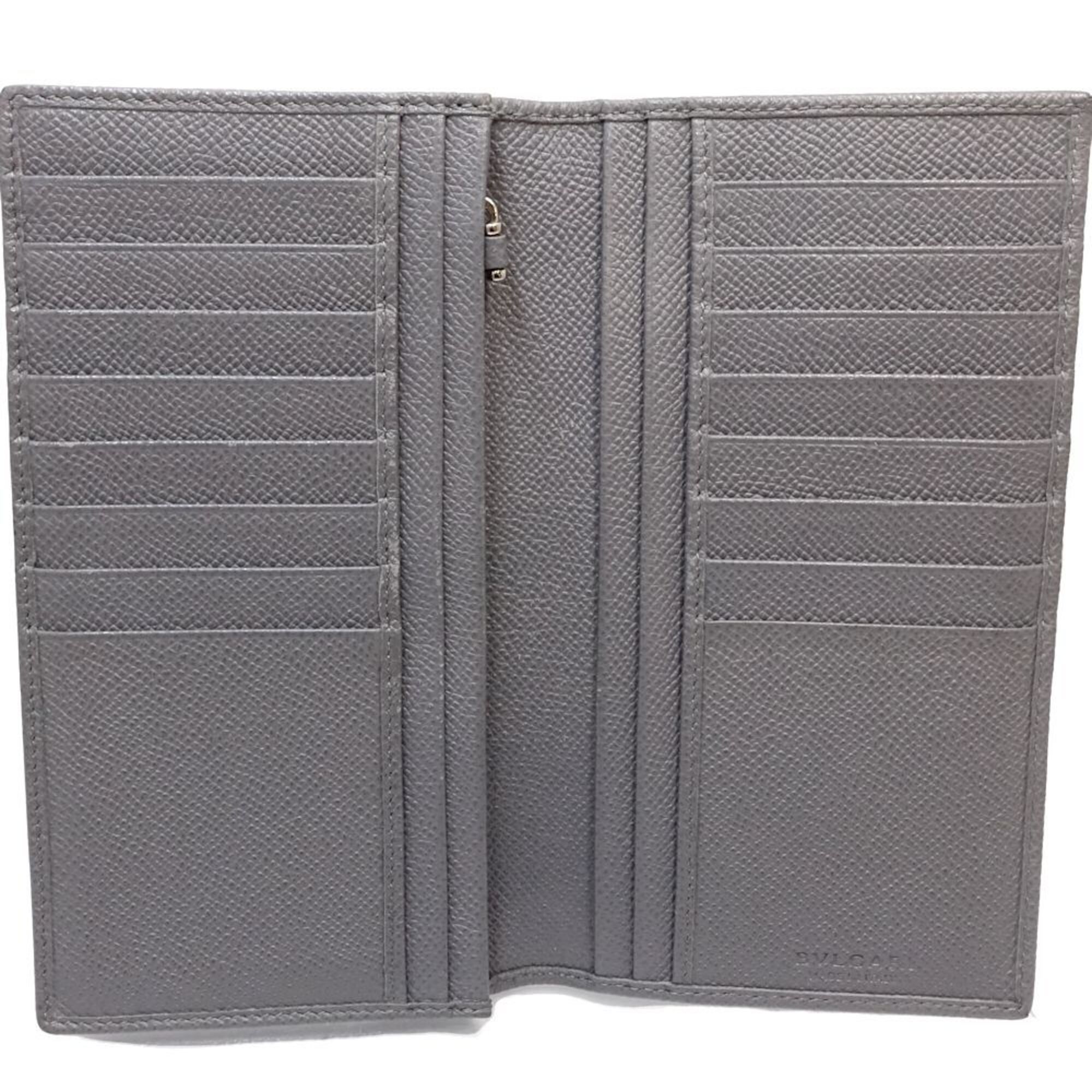 Leather Long Wallet (Bi-Fold) (Pre-Owned) - Bvlgari - Modalova