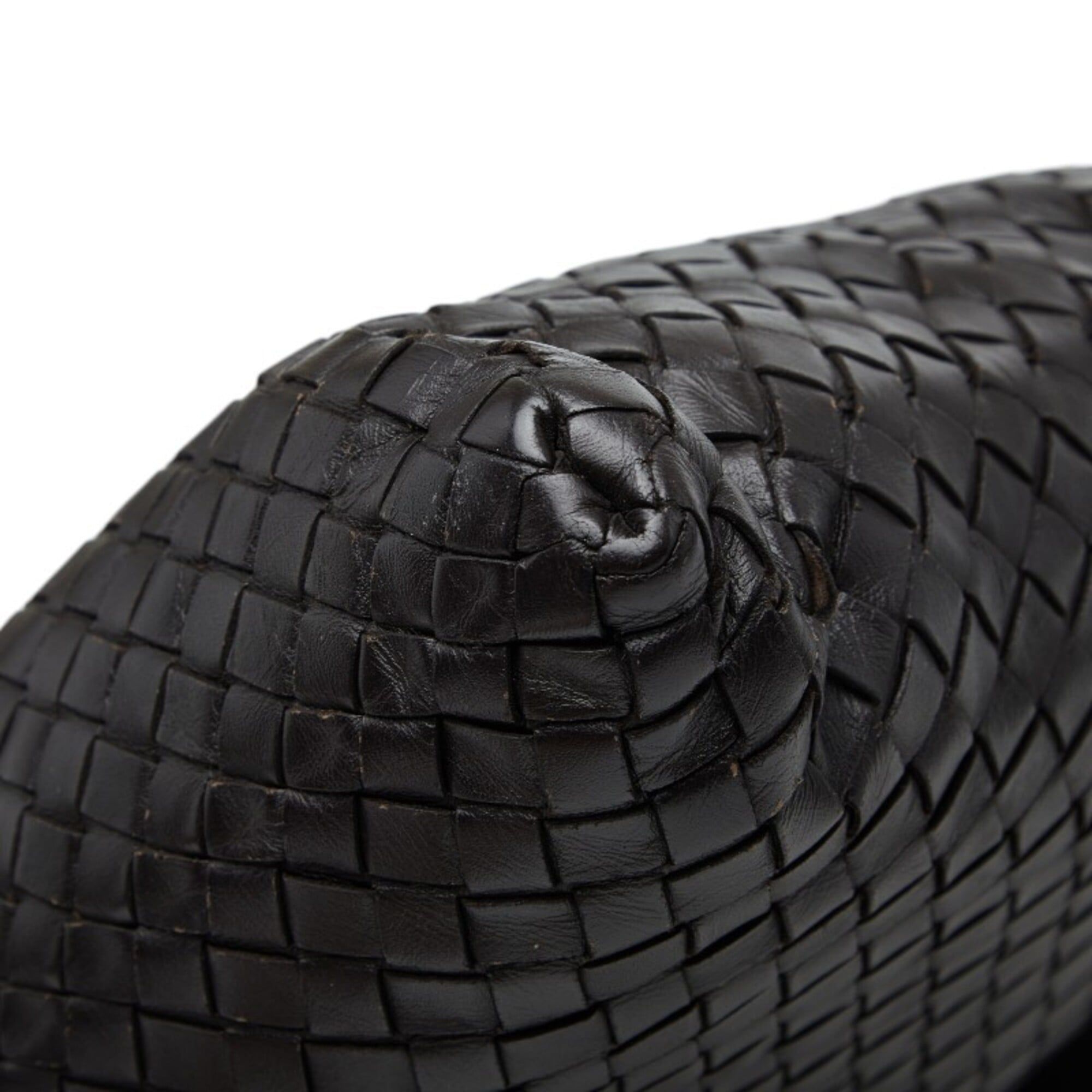 Leather Shoulder Bag (Pre-Owned) - Bottega Veneta - Modalova